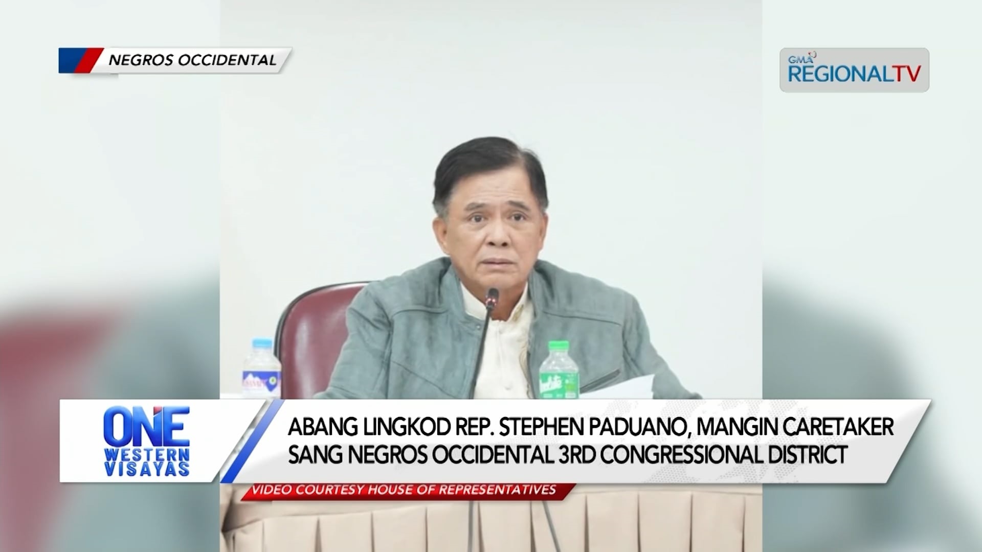 Rep. Stephen Paduano, mangin caretaker sang Negros Occidental 3rd District