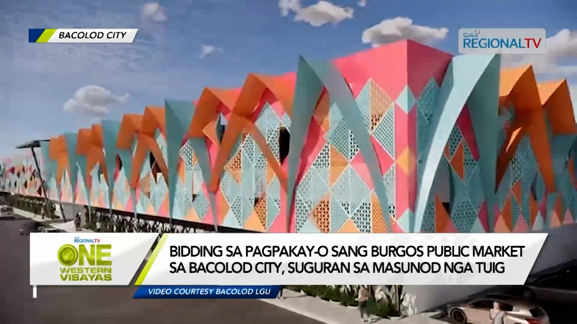 Bidding sa pagpakay-o sang Burgos Public Market sa Bacolod City