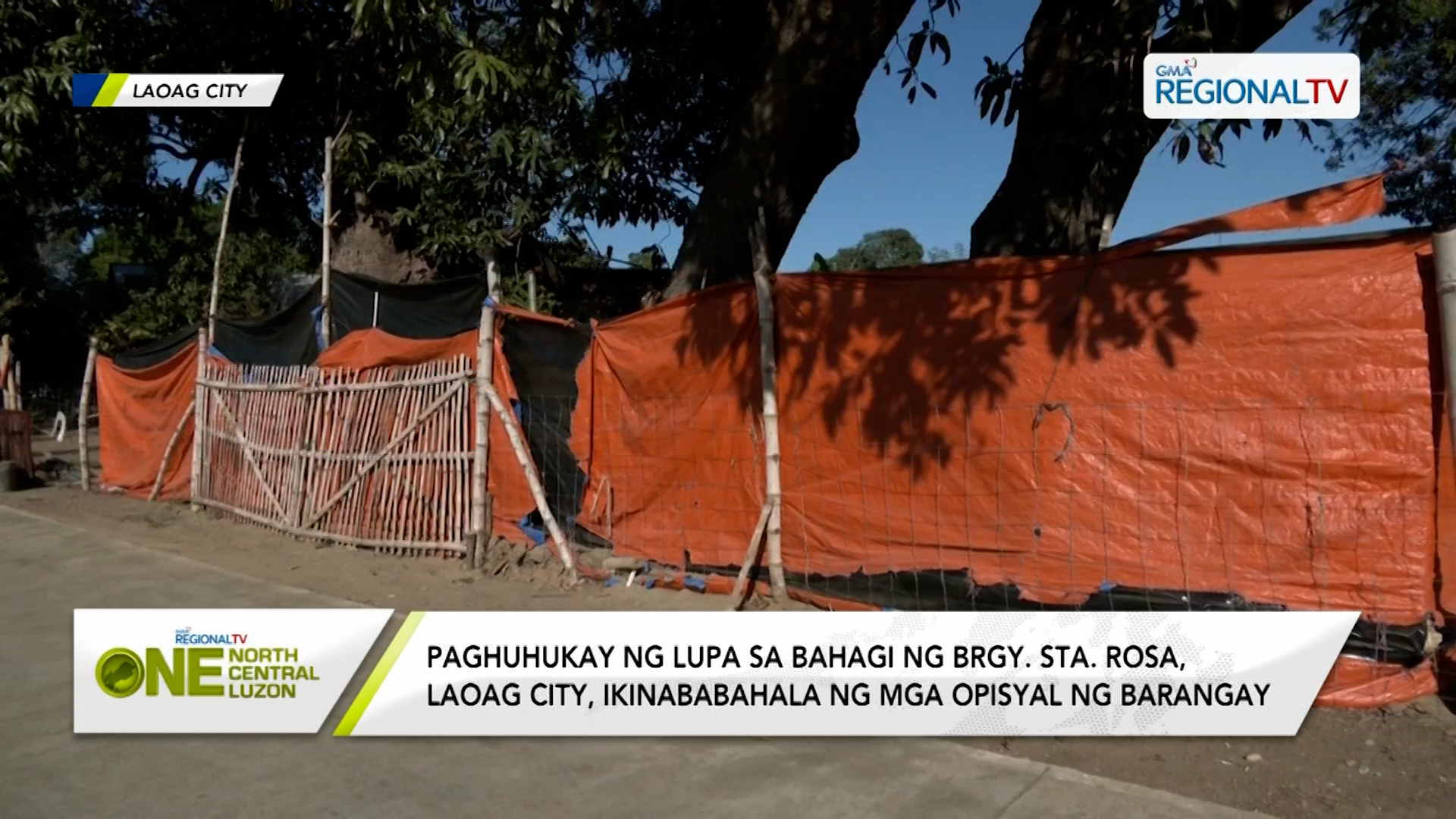 Paghuhukay Ng Lupa Sa Bahagi Ng Brgy Sta Rosa Laoag City Ikinababahala