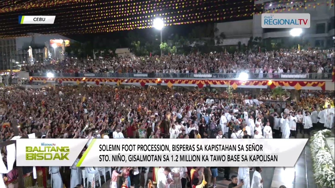 Solemn Foot Procession ug Traditional Sinulog Halad-Dance