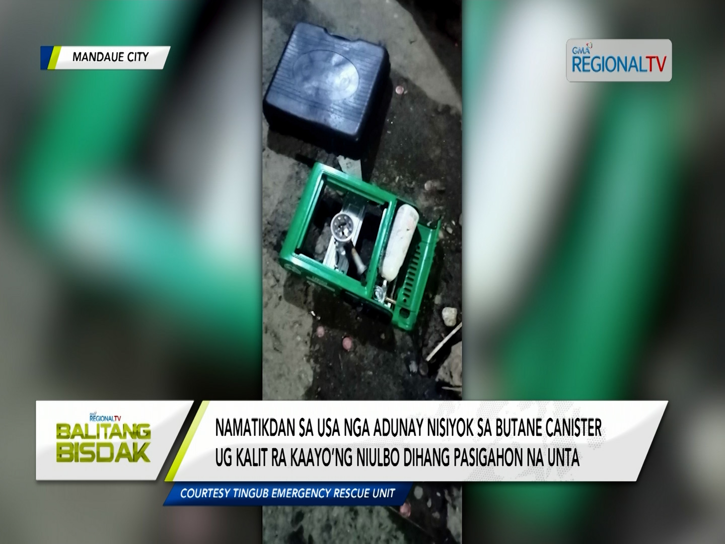 Butane canister miulbo; 4 ang naangol