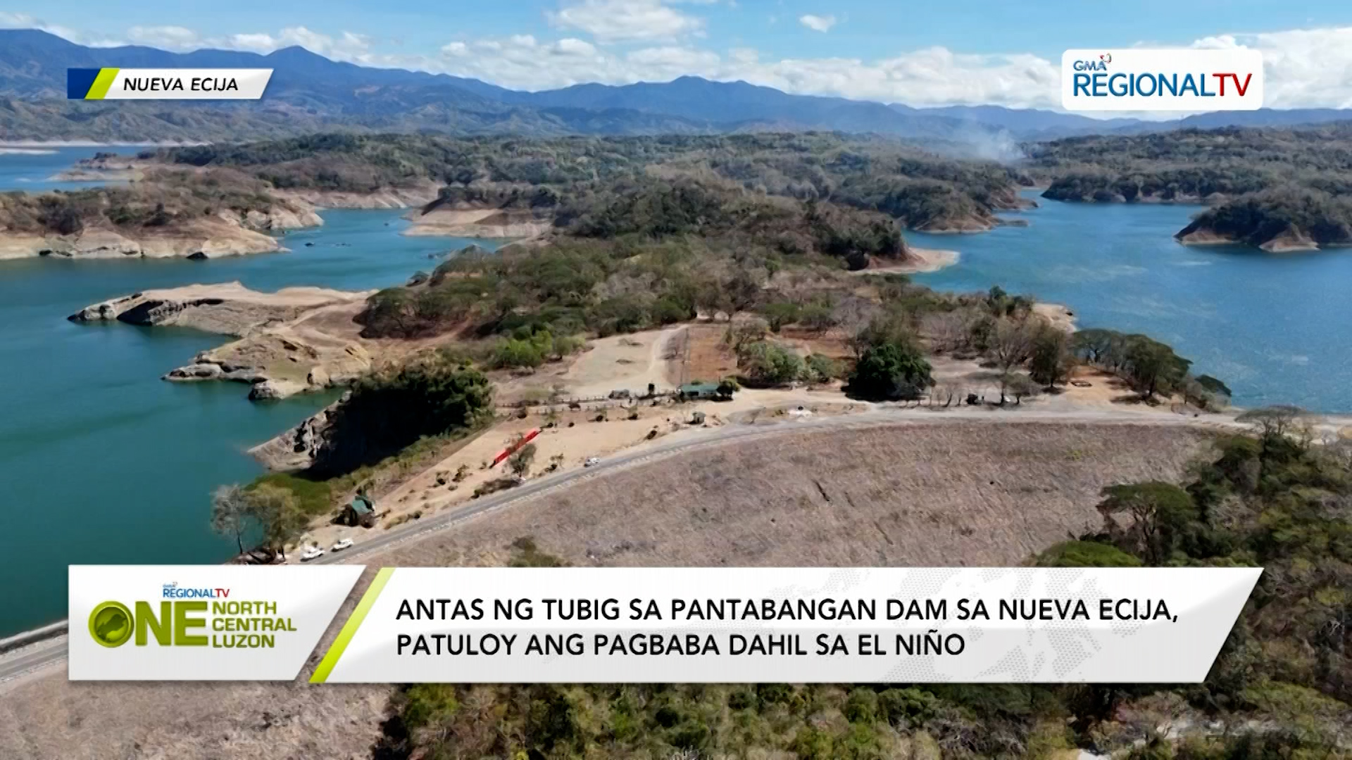 Antas ng tubig sa Pantabangan Dam sa Nueva Ecija, patuloy ang pagbaba