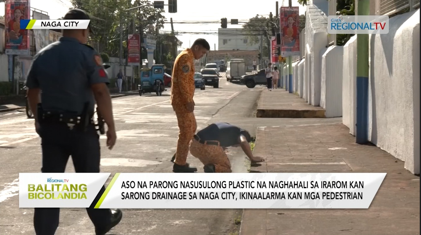 Aso na parong nasusulong plastic hale sa irarom kan sarong drainage ...