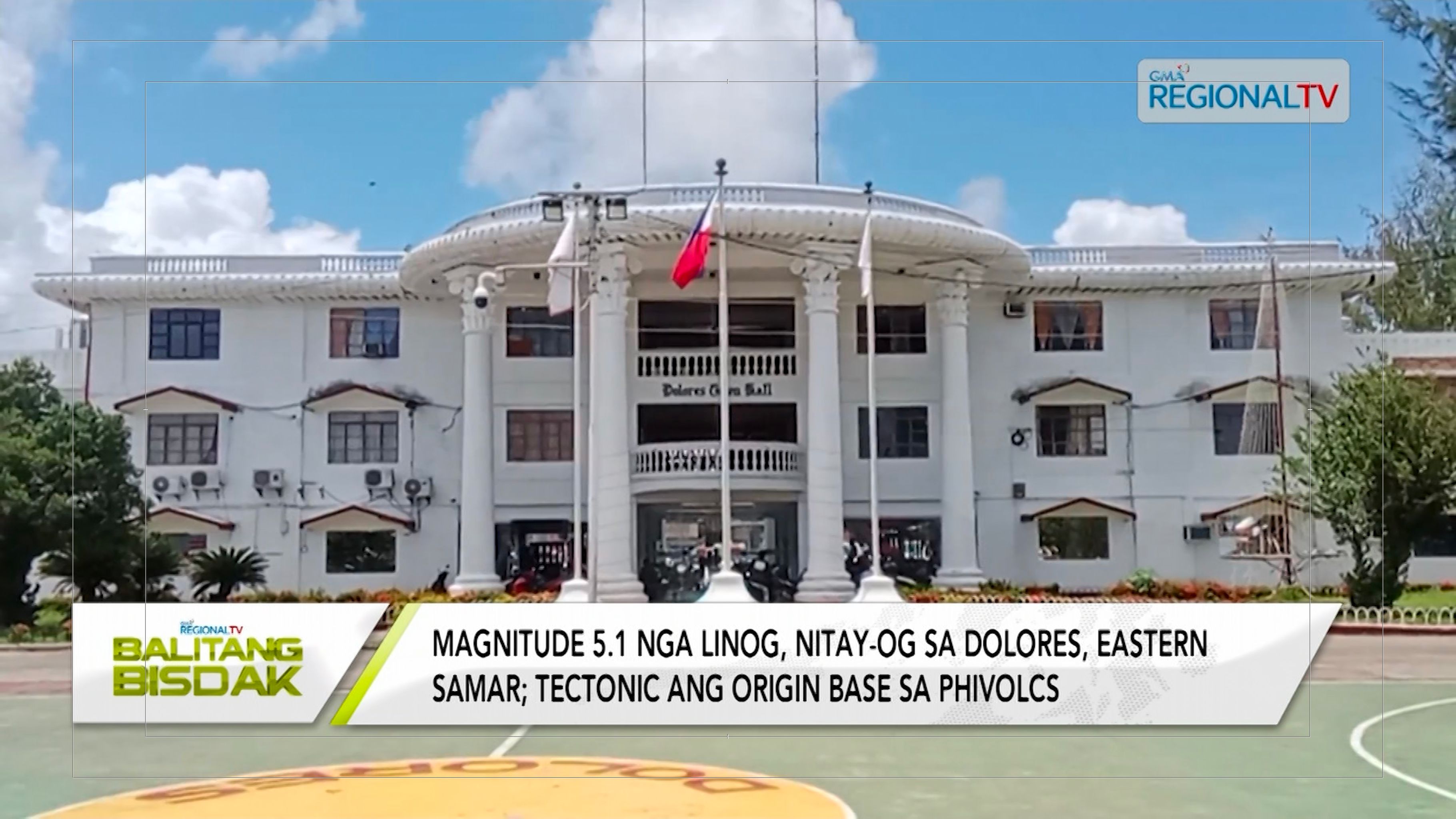 Magnitude 5.1 nga linog, nitay-og sa Dolores, Eastern Samar