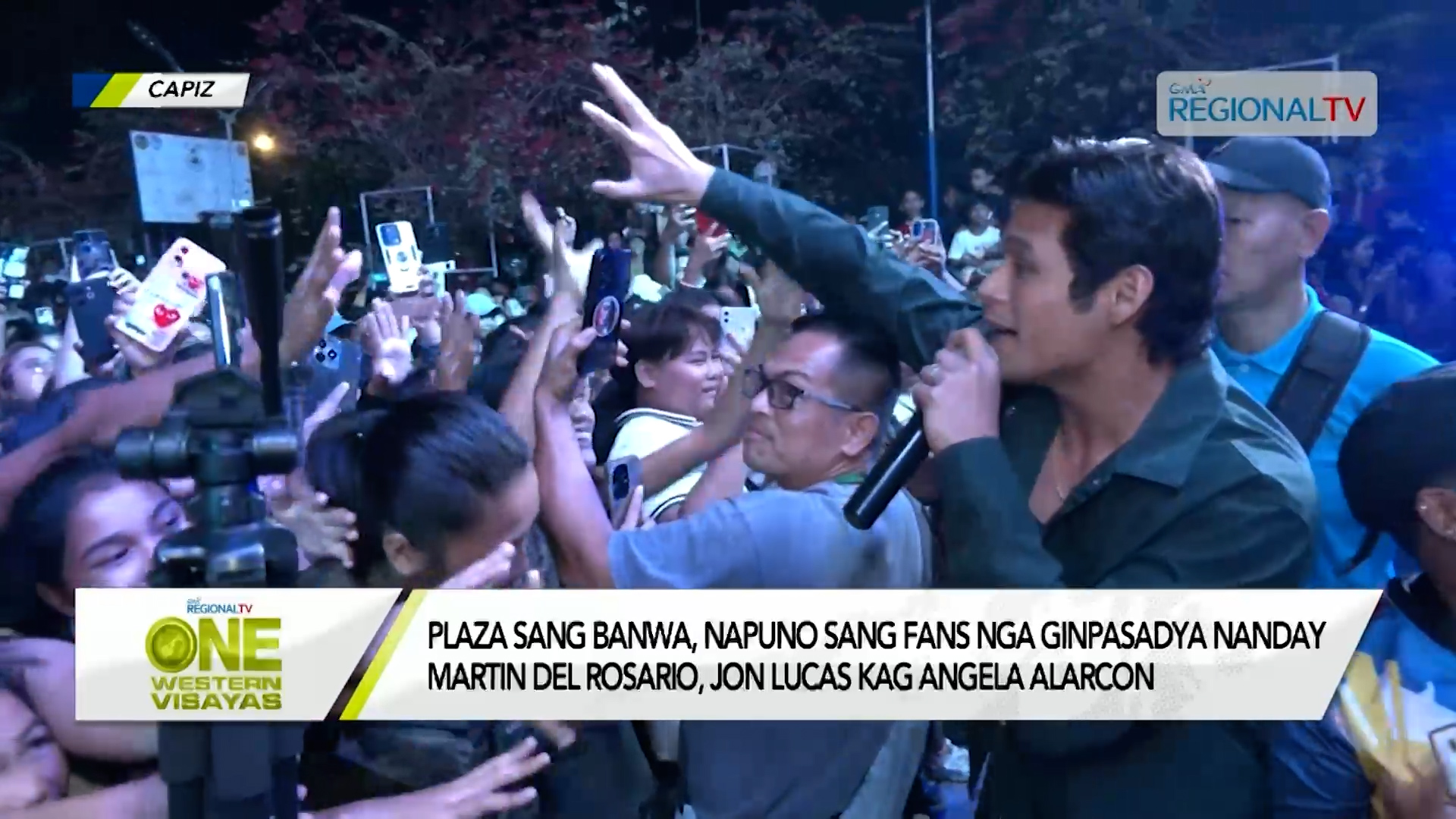 Kapuso Fiesta, gindagsa sang mga taga President Roxas, Capiz