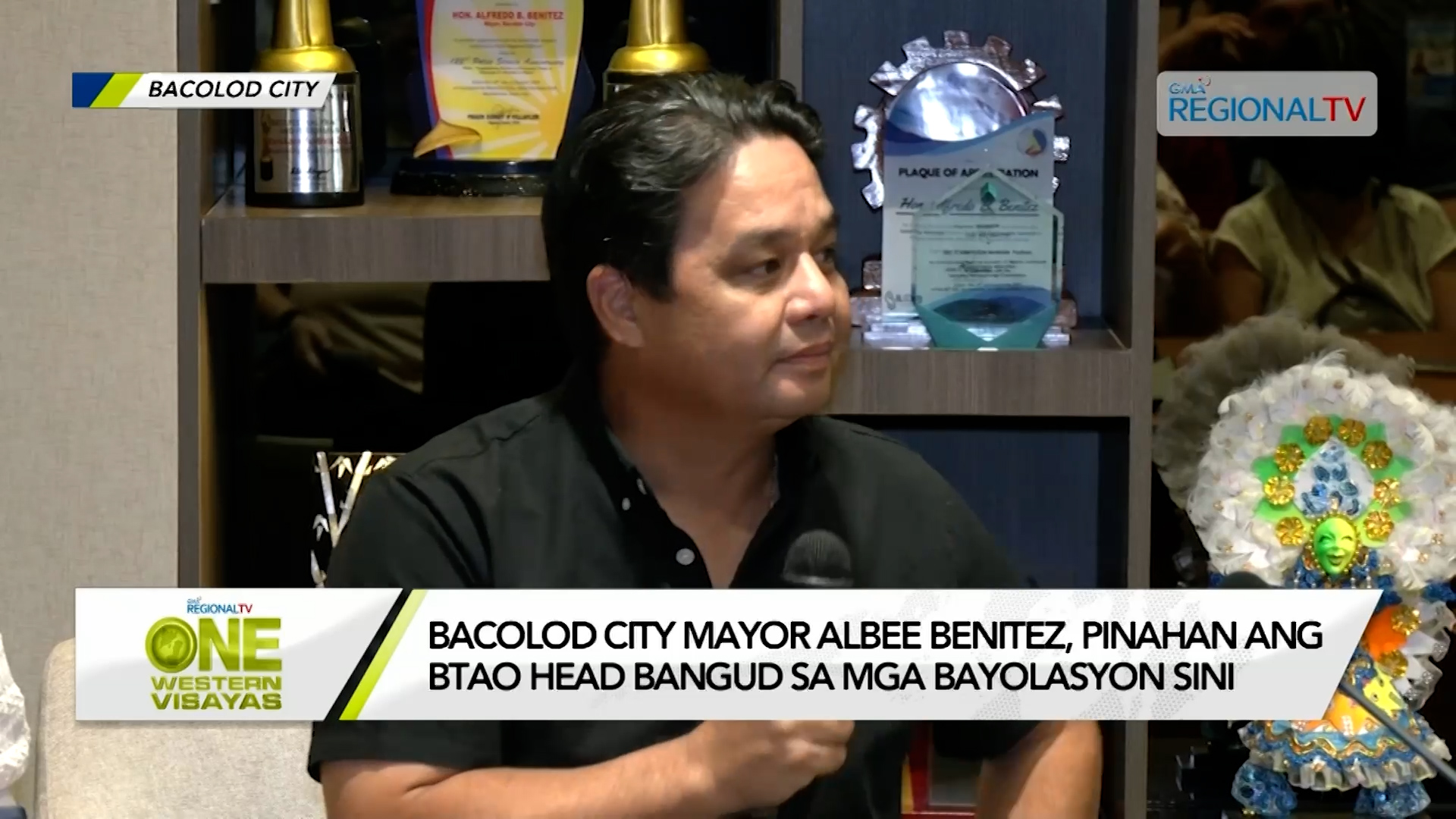 Bacolod City Mayor Benitez, pinahan ang BTAO Head bangud sa mga bayolasyon sini