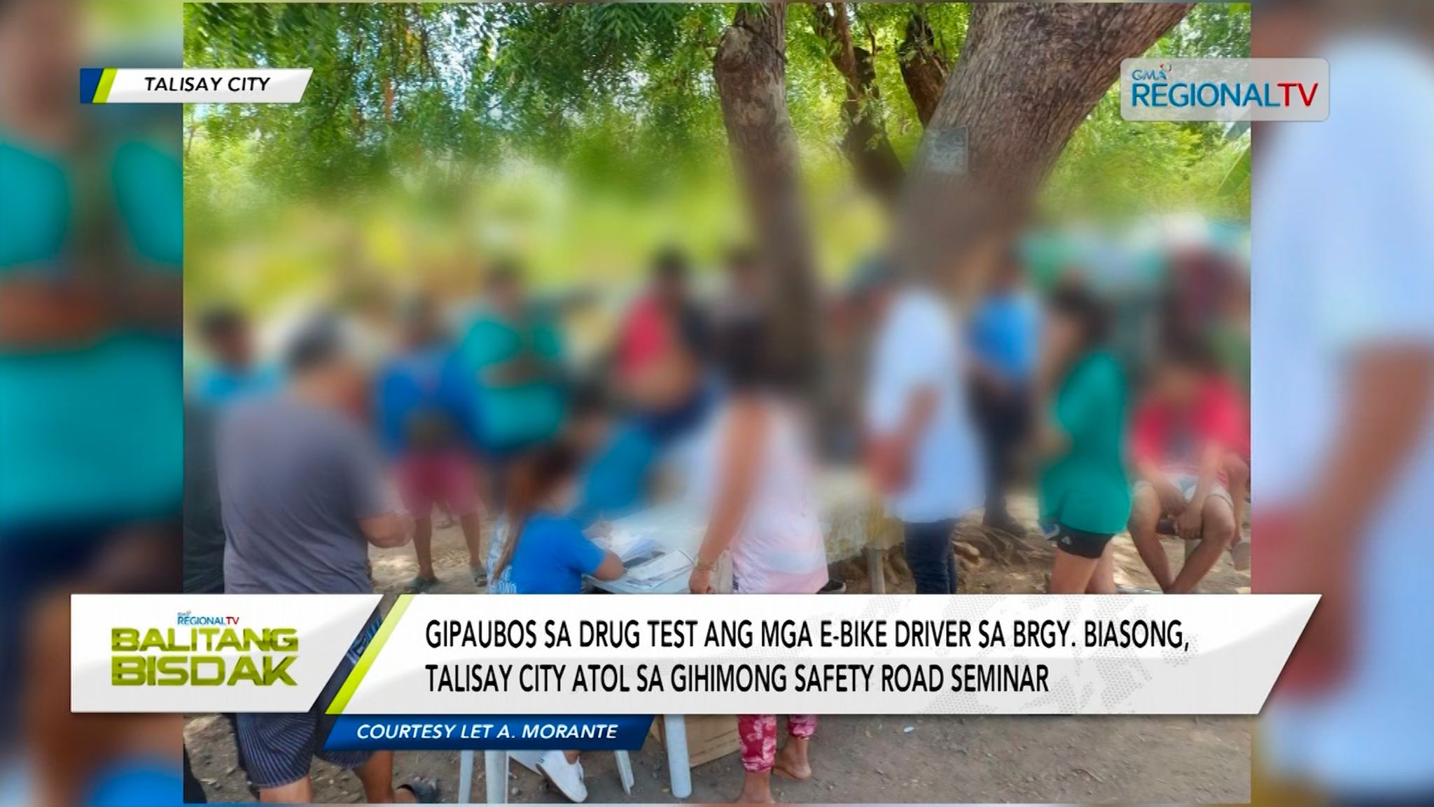 Mga e-bike driver sa Brgy. Biasong, gipaubos sa drug test