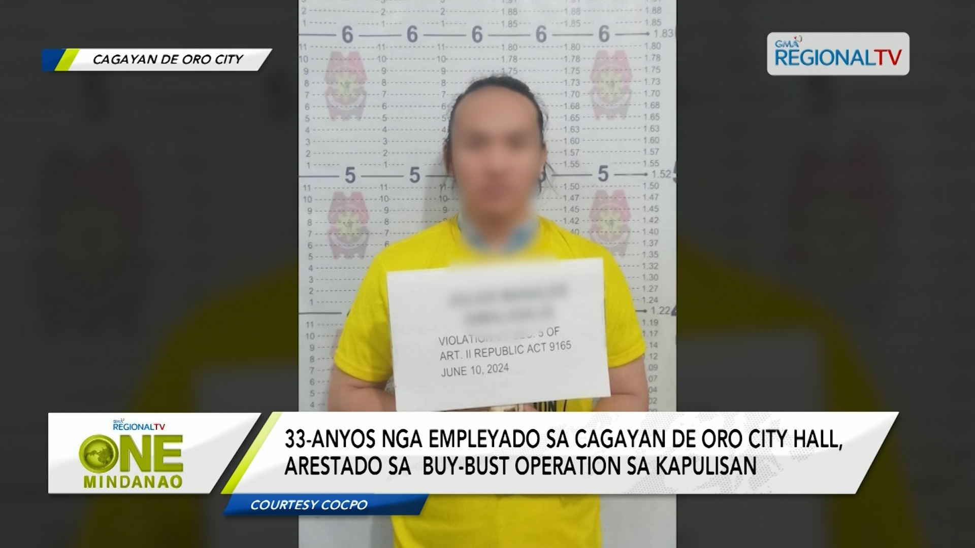 Empleyado sa Cagayan de Oro City Hall, arestado sa  buy-bust operation sa kapulisan