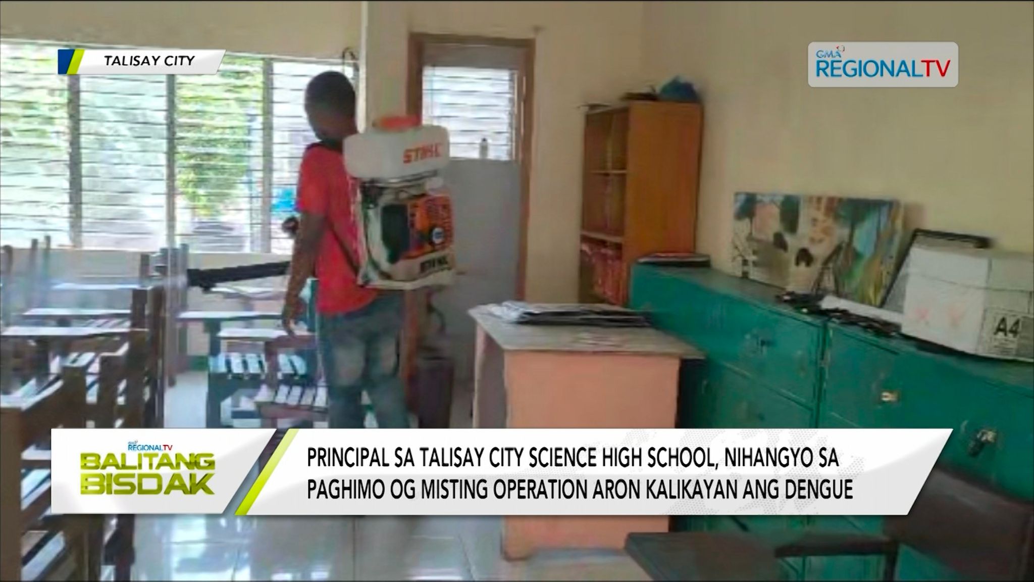 Misting operations, gihimo sa mga tunghaan sa Talisay City