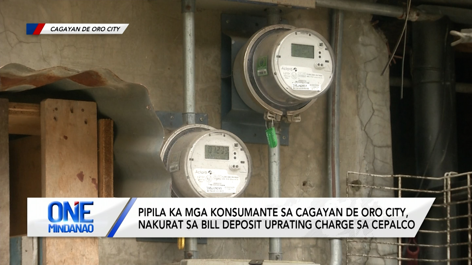 Mga konsumante sa Cagayan de Oro City, nakurat sa bill deposit uprating