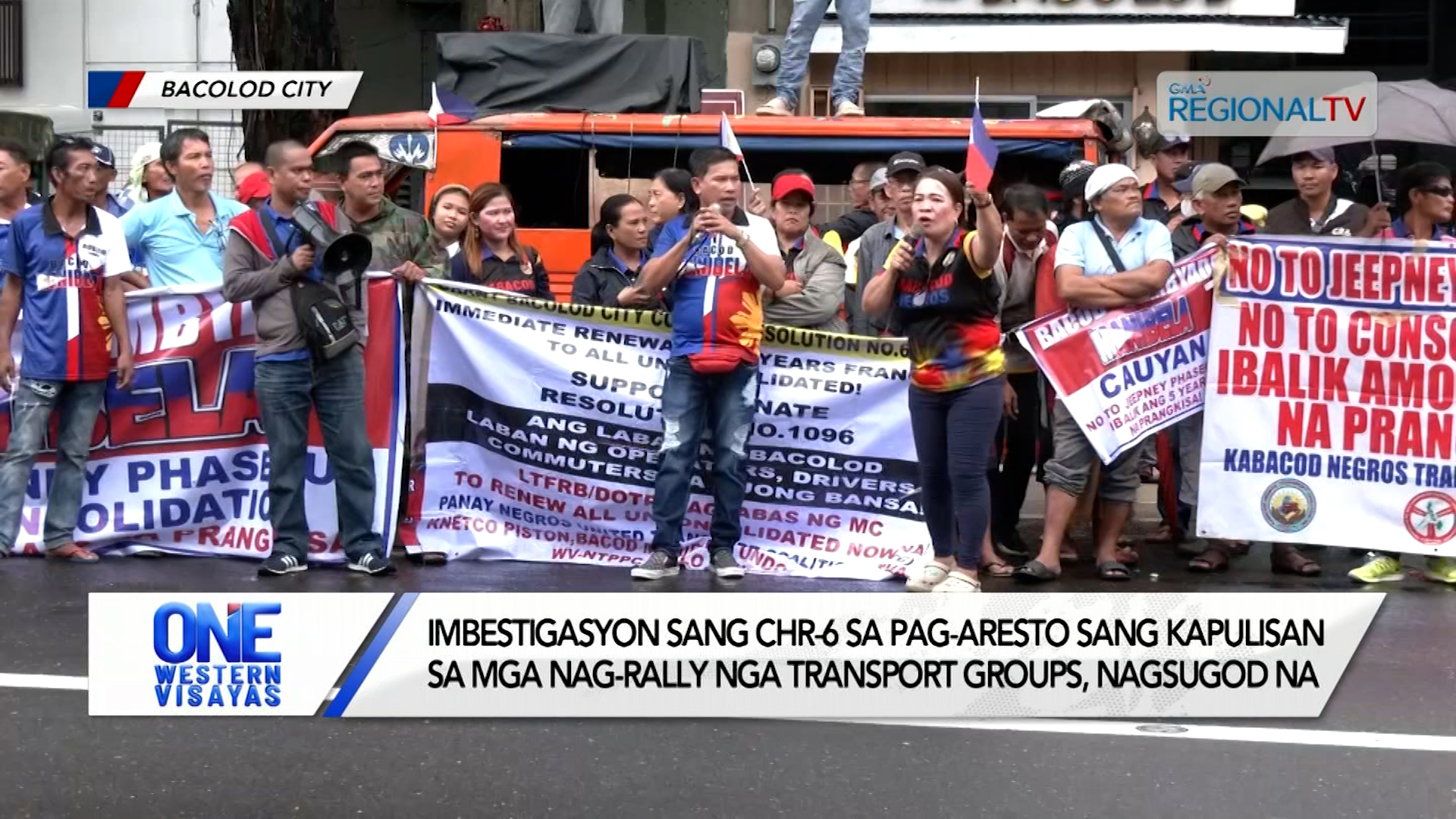 Imbestigasyon sang CHR-6 sa pag-aresto sang kapulisan sa mga nag-rally