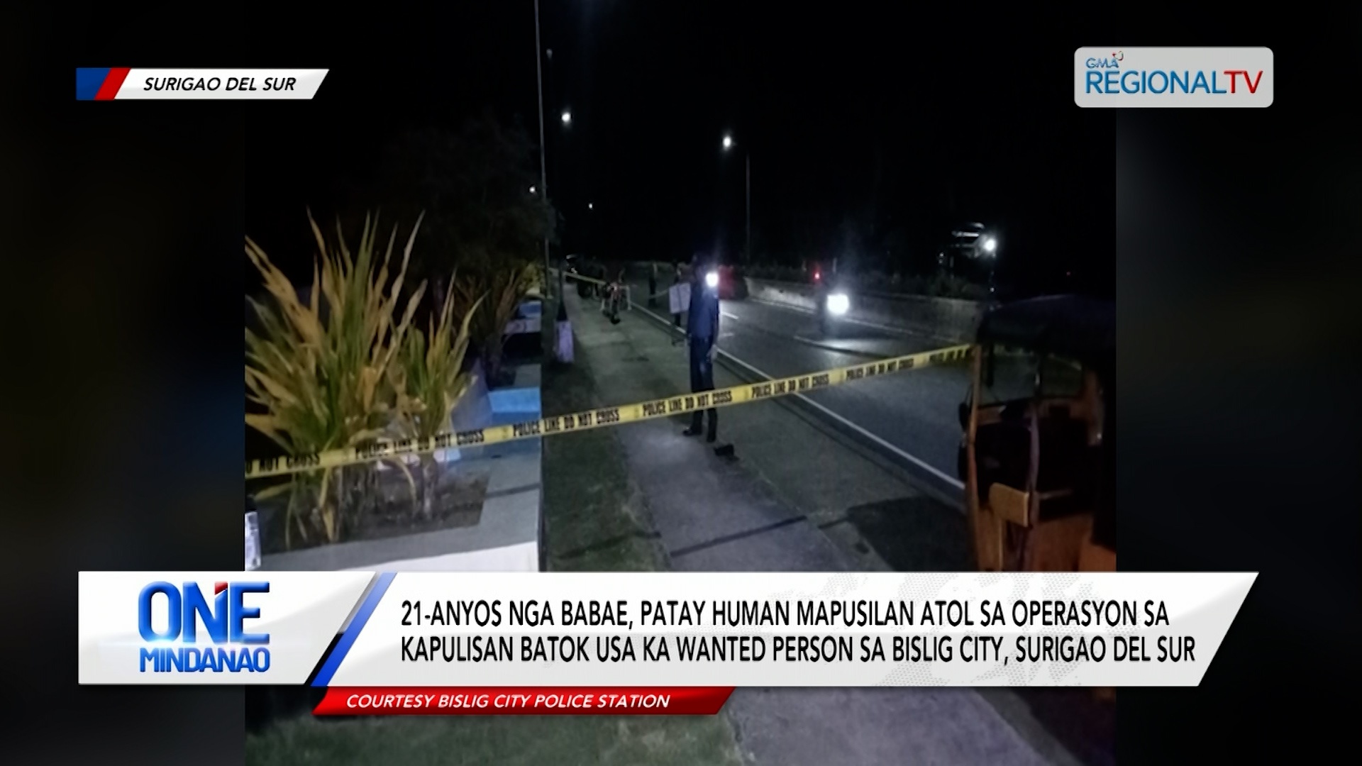 21-anyos nga babae, patay human mapusilan sa kapulisan