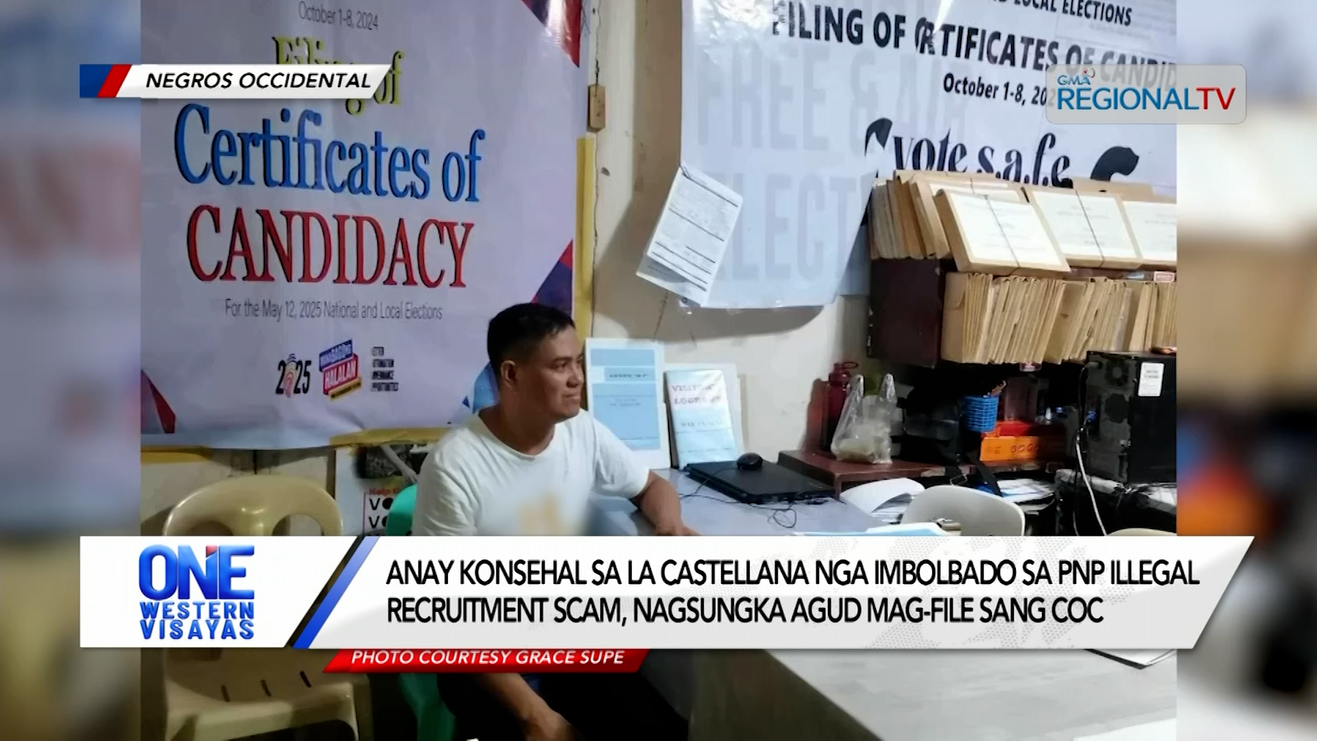 Anay konsehal sa La Castellana nga imbolbado sa PNP illegal recruitment scam