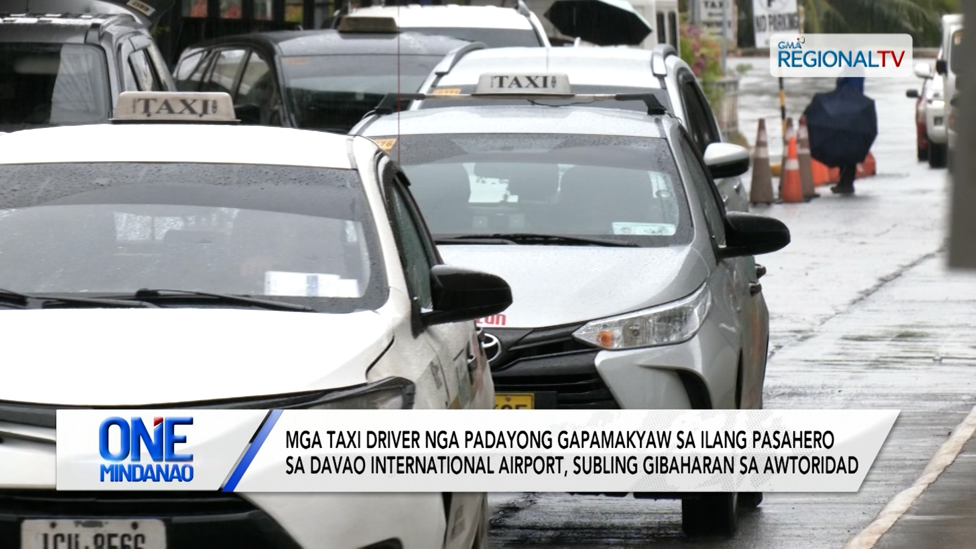 Mga taxi driver nga gapamakyaw sa airport subling gipahimangnuan sa awtoridad