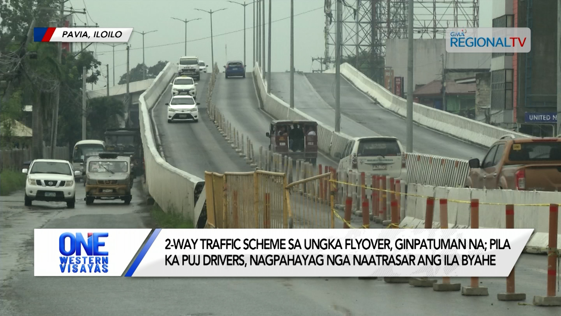 2- way traffic scheme sa Ungka Flyover, ginpatuman na