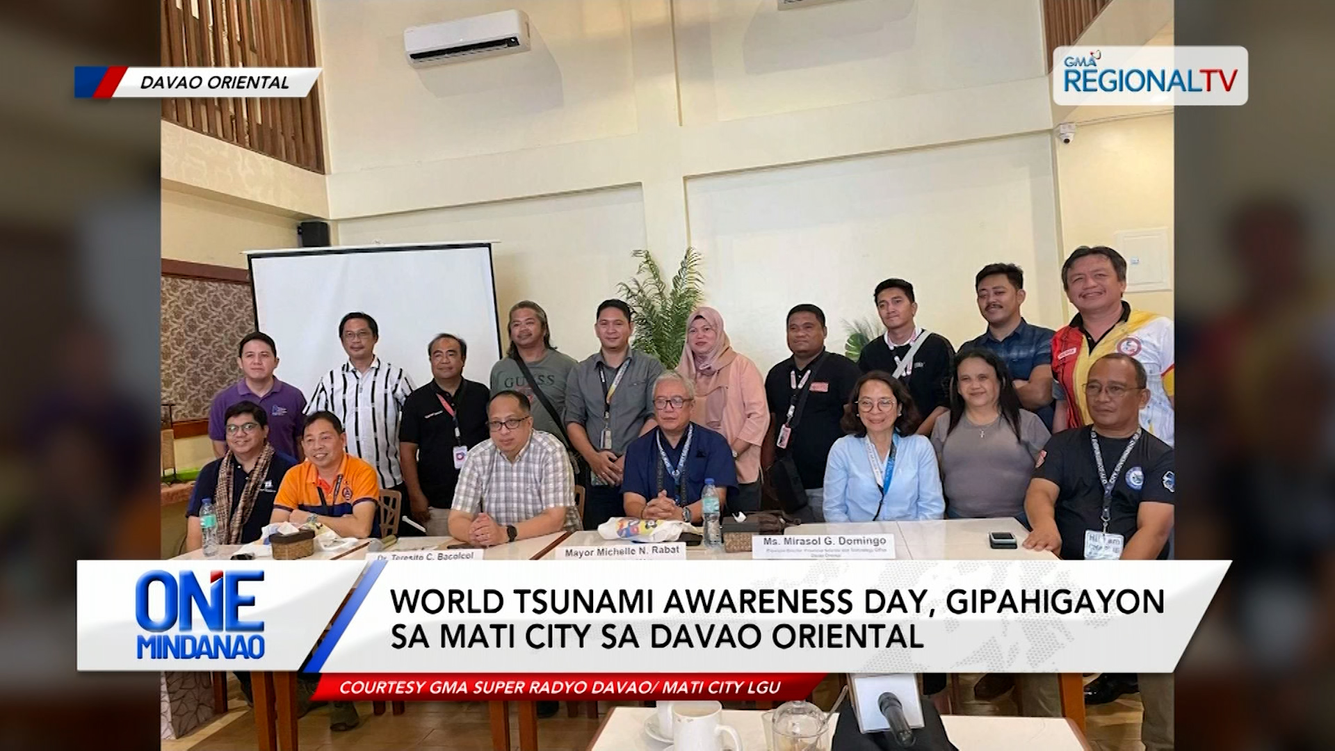 World Tsunami Awareness Day, gipahigayon sa Mati City sa Davao Oriental