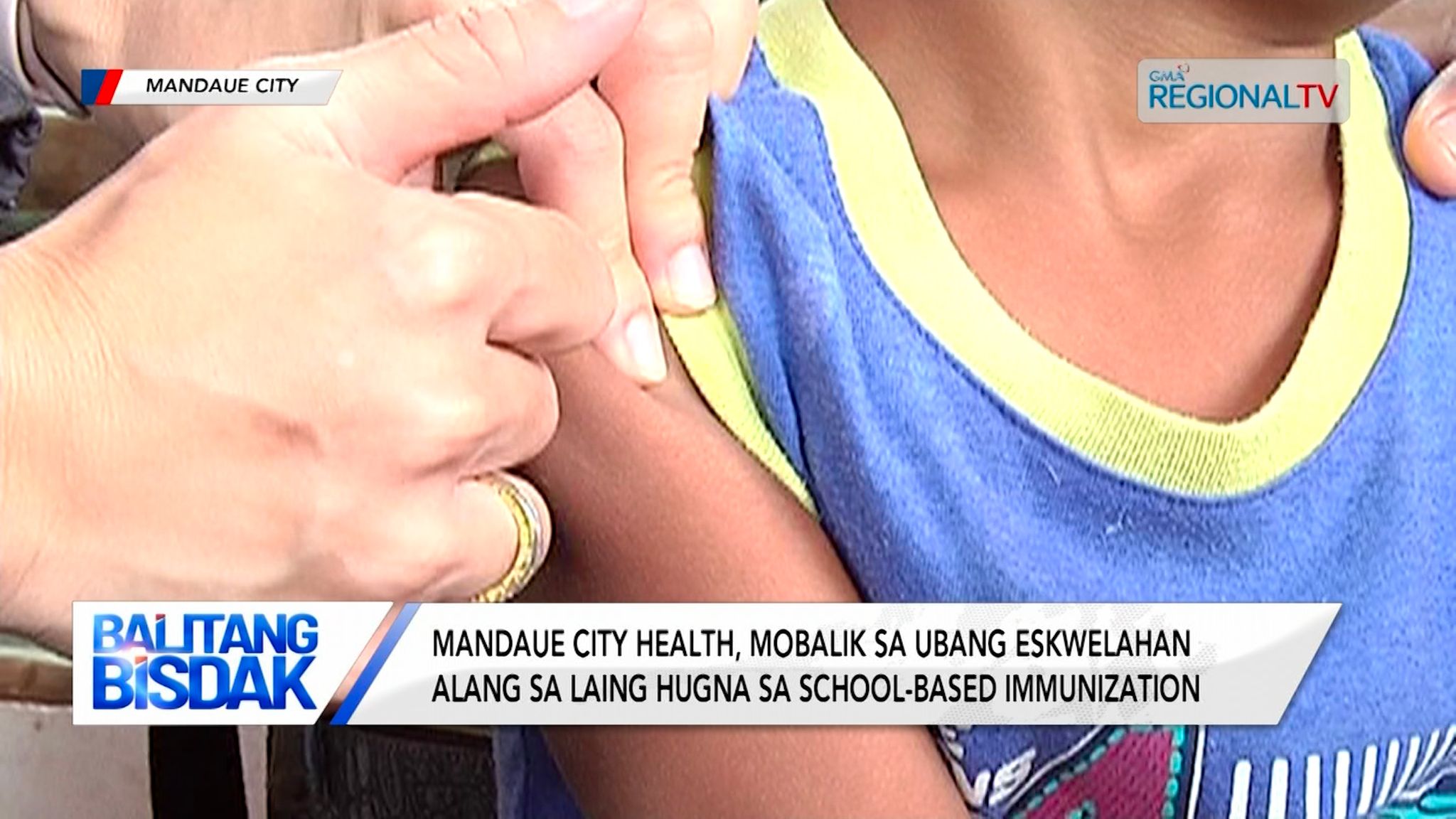 School-Based Immunization, himuon sa Mandaue City Health