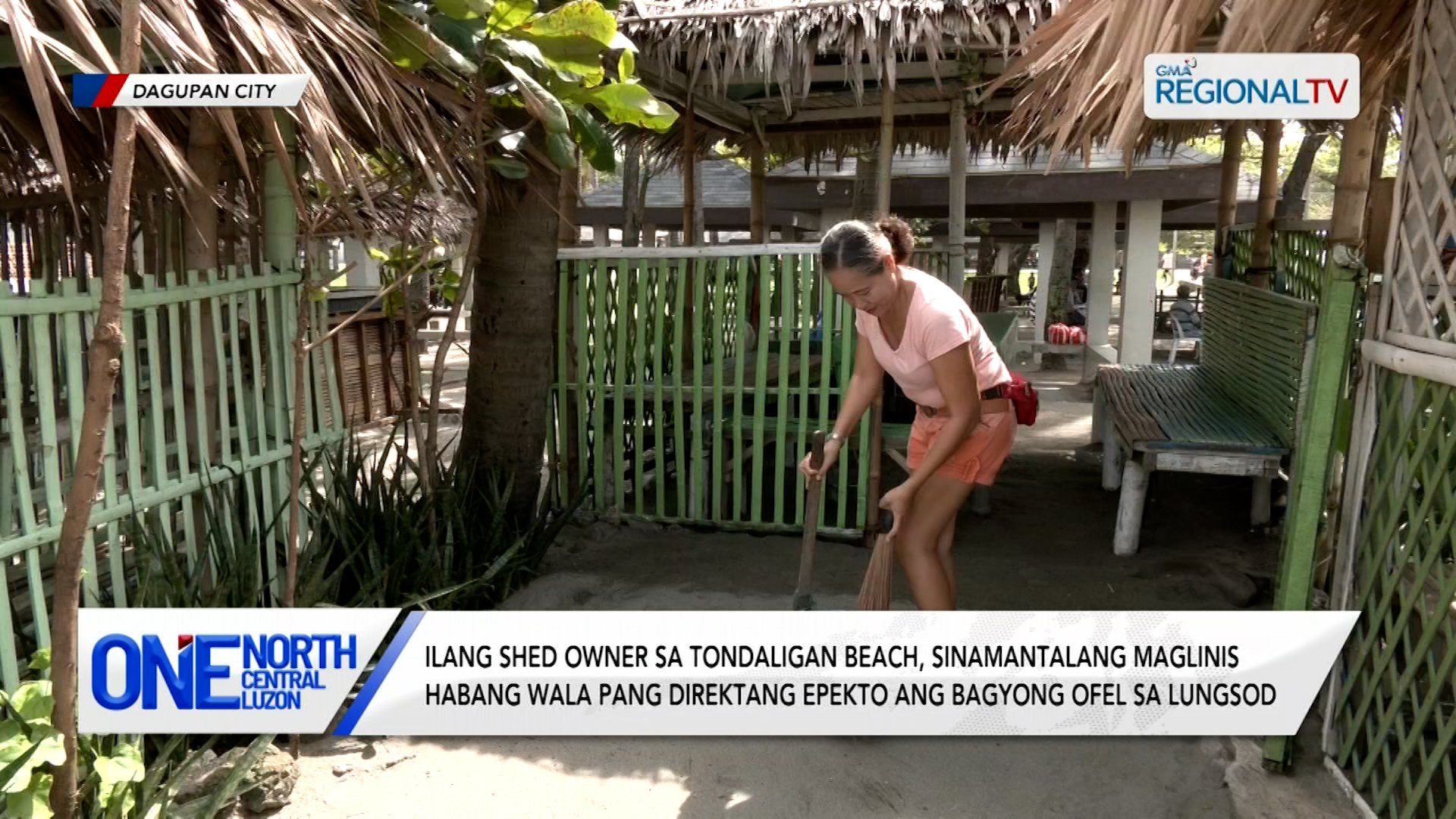 Ilang shed owner sa Tondaligan Beach, sinamantalang maglinis