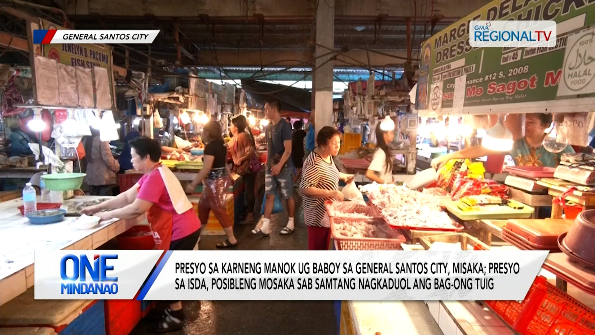 Presyo sa karneng manok ug baboy sa General Santos City, misaka