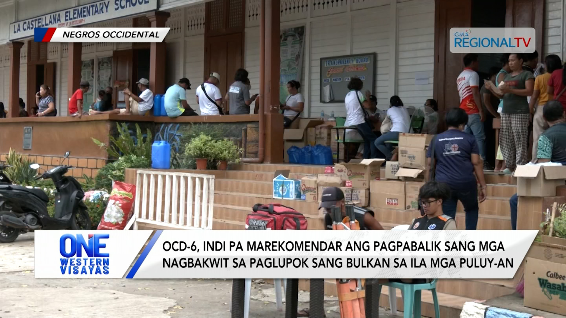 OCD-6, indi pa marekomendar ang pagpabalik sang mga nagbakwit sa ila balay