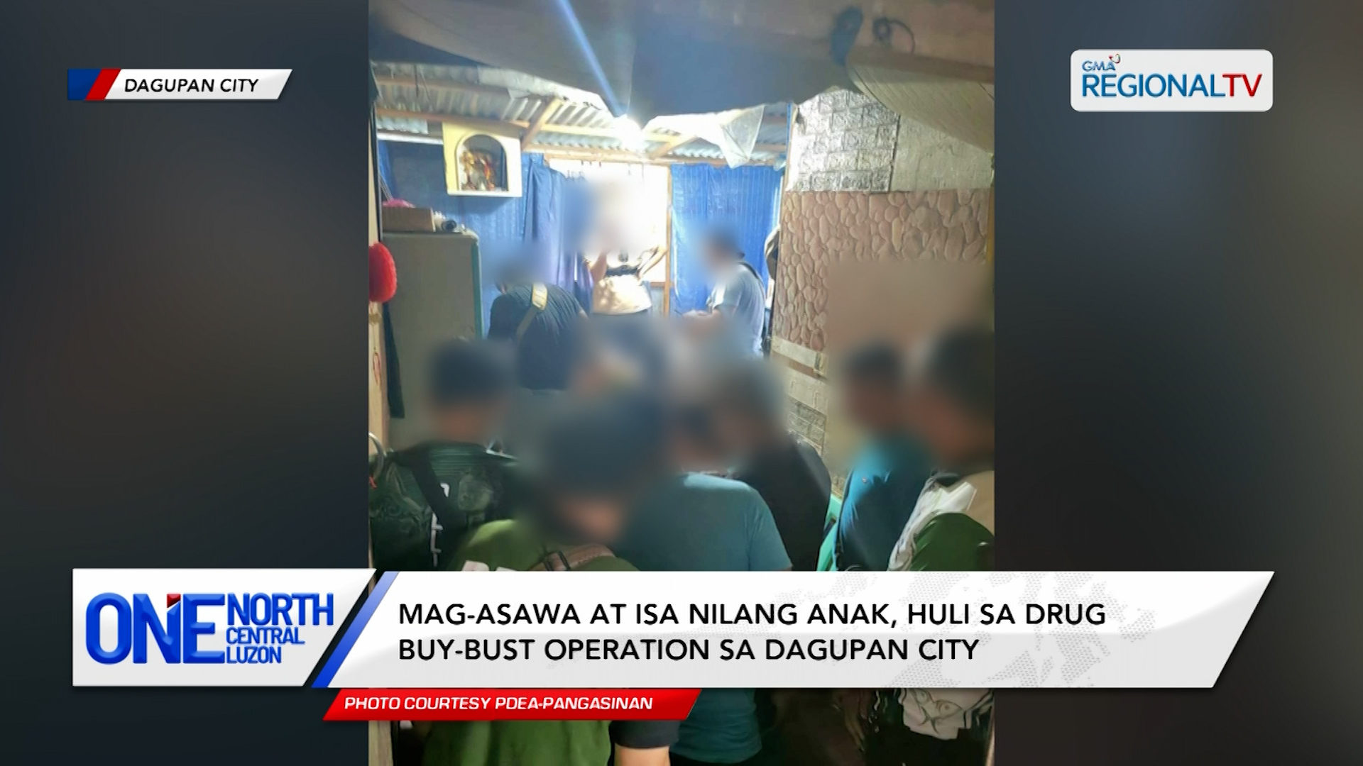 Mag-asawa at isa nilang anak, huli sa drug buy-bust operation