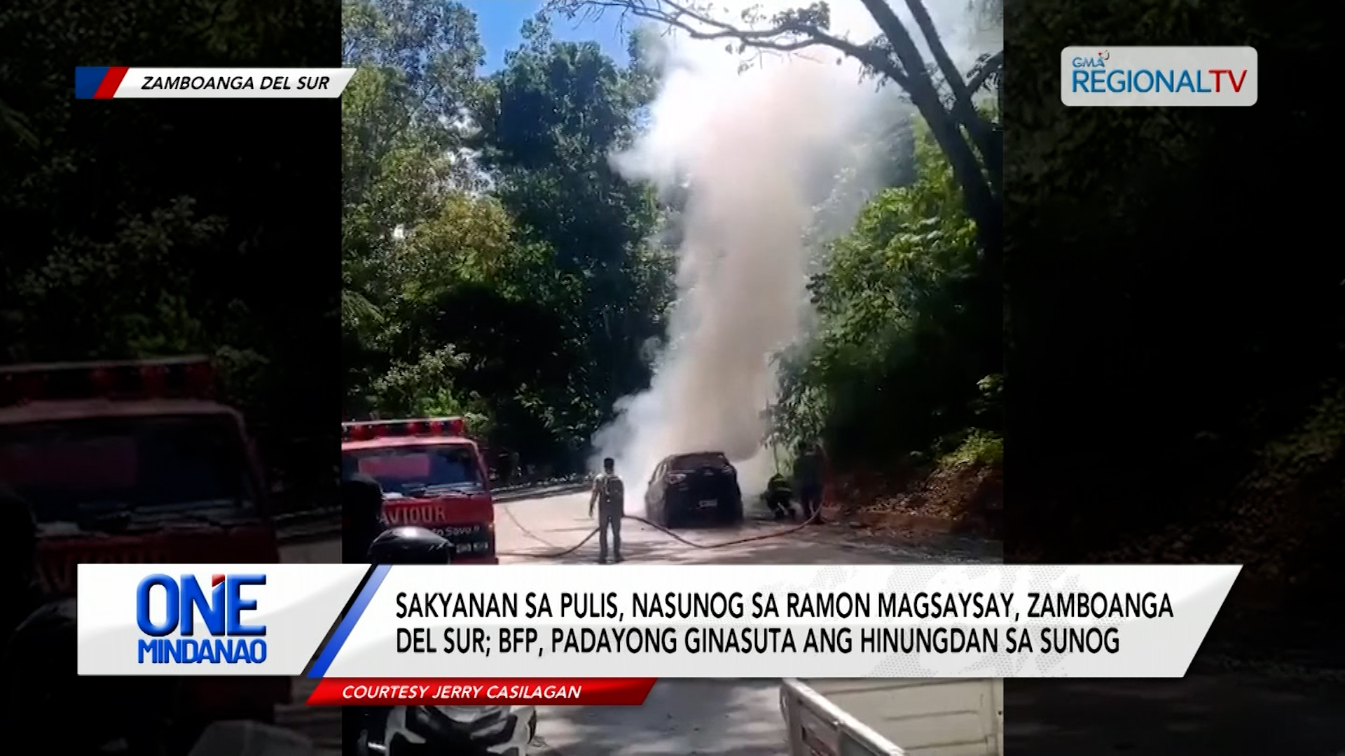 Sakyanan sa pulis, nasunog sa Ramon Magsaysay, Zamboanga del Sur