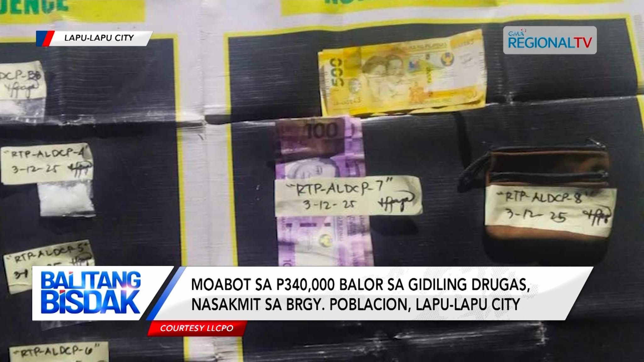 Moabot sa P340,000 balor sa drugas, nasakmit sa Brgy. Poblacion, Lapu-Lapu City