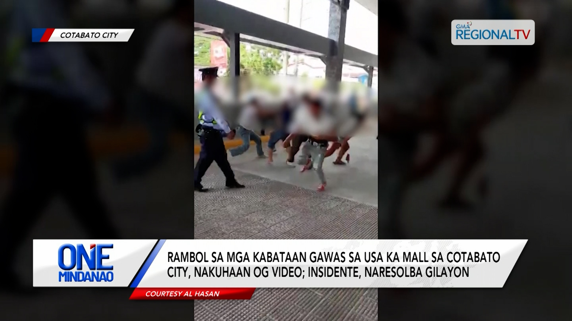 Rambol sa mga kabataan sa Cotabato City, nakuhaan og video
