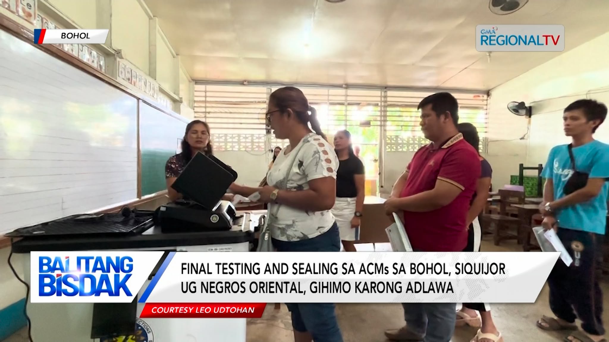 Final testing and sealing sa ACMs sa Bohol, gihimo karong adlawa