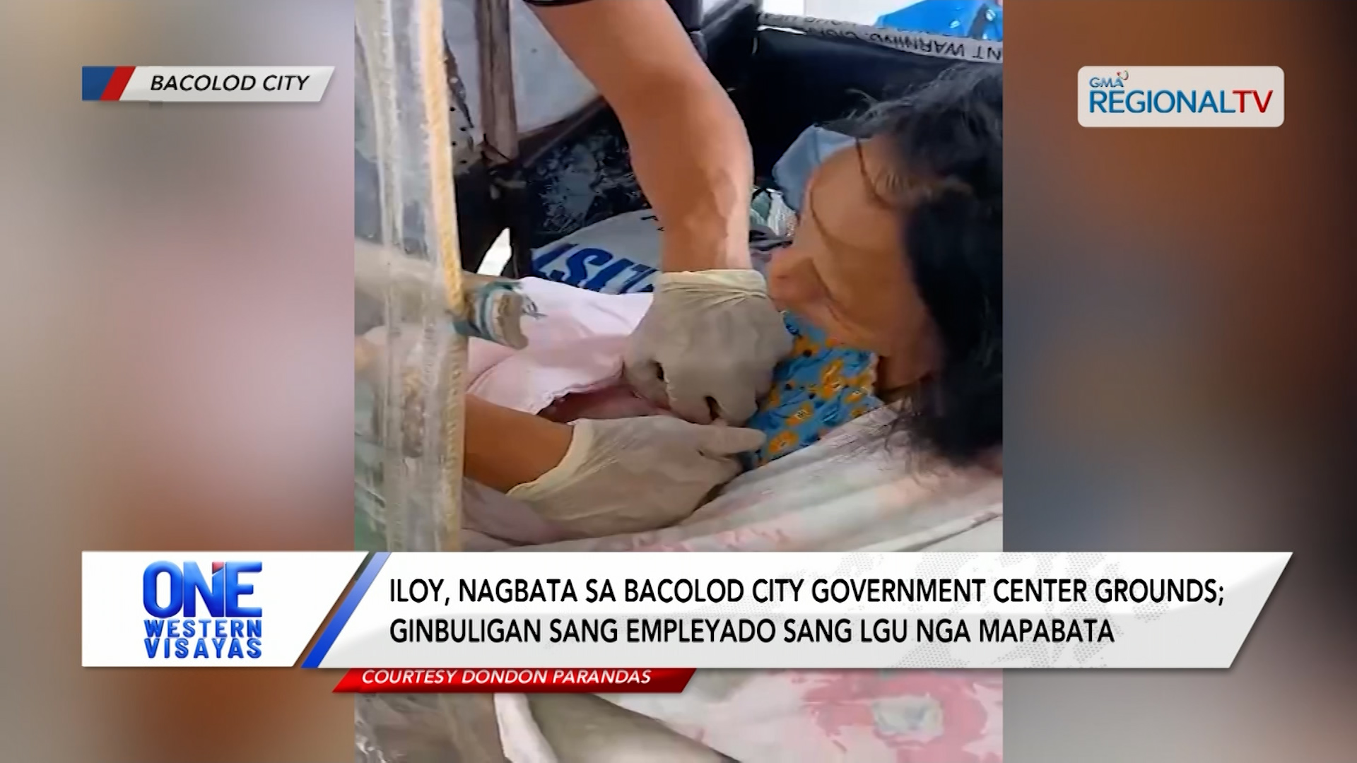 Iloy, nagbata sa Bacolod City Government Center grounds