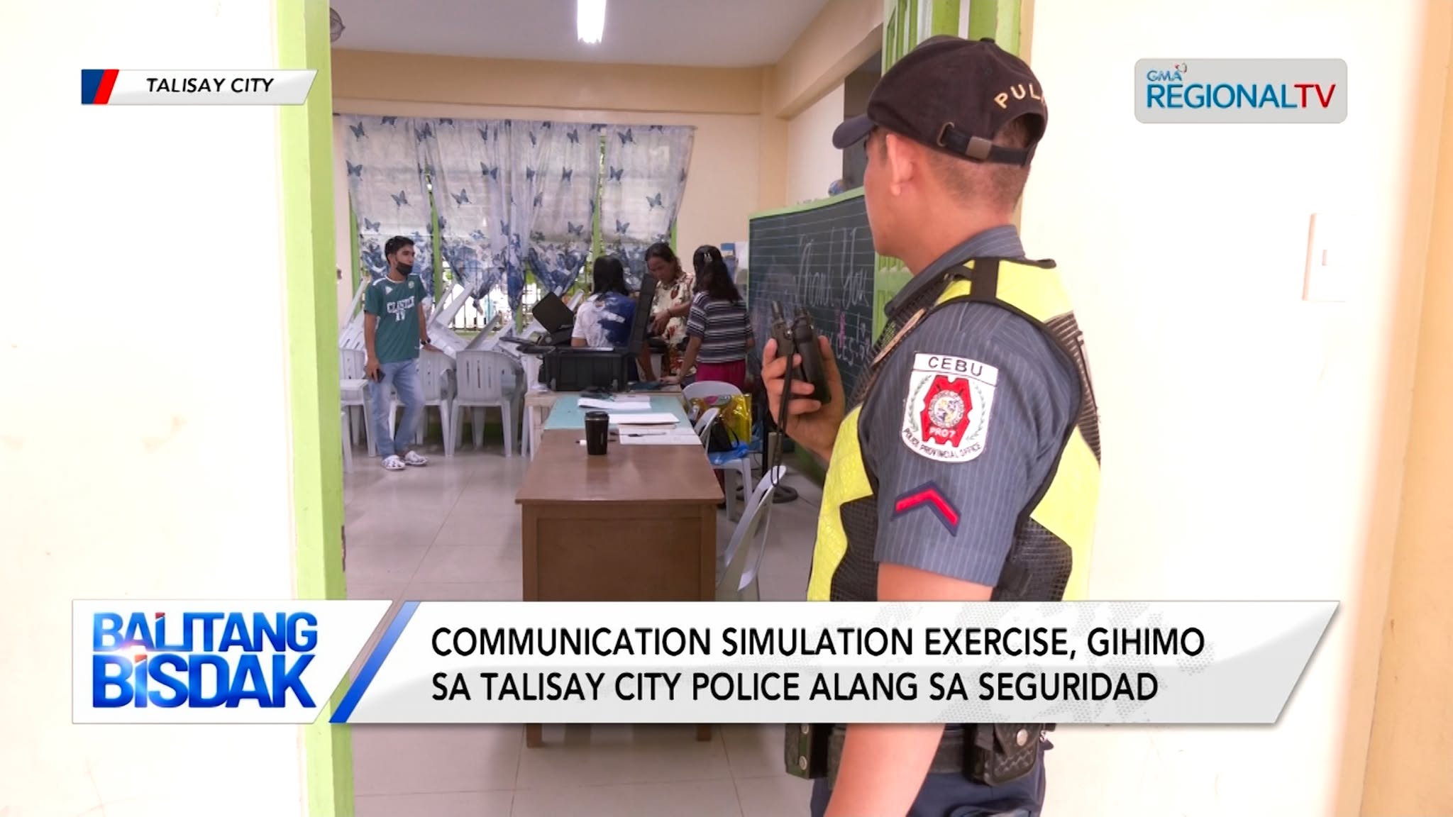 Communication simulation exercise, gihimo sa Talisay City Police alang sa eleksyon