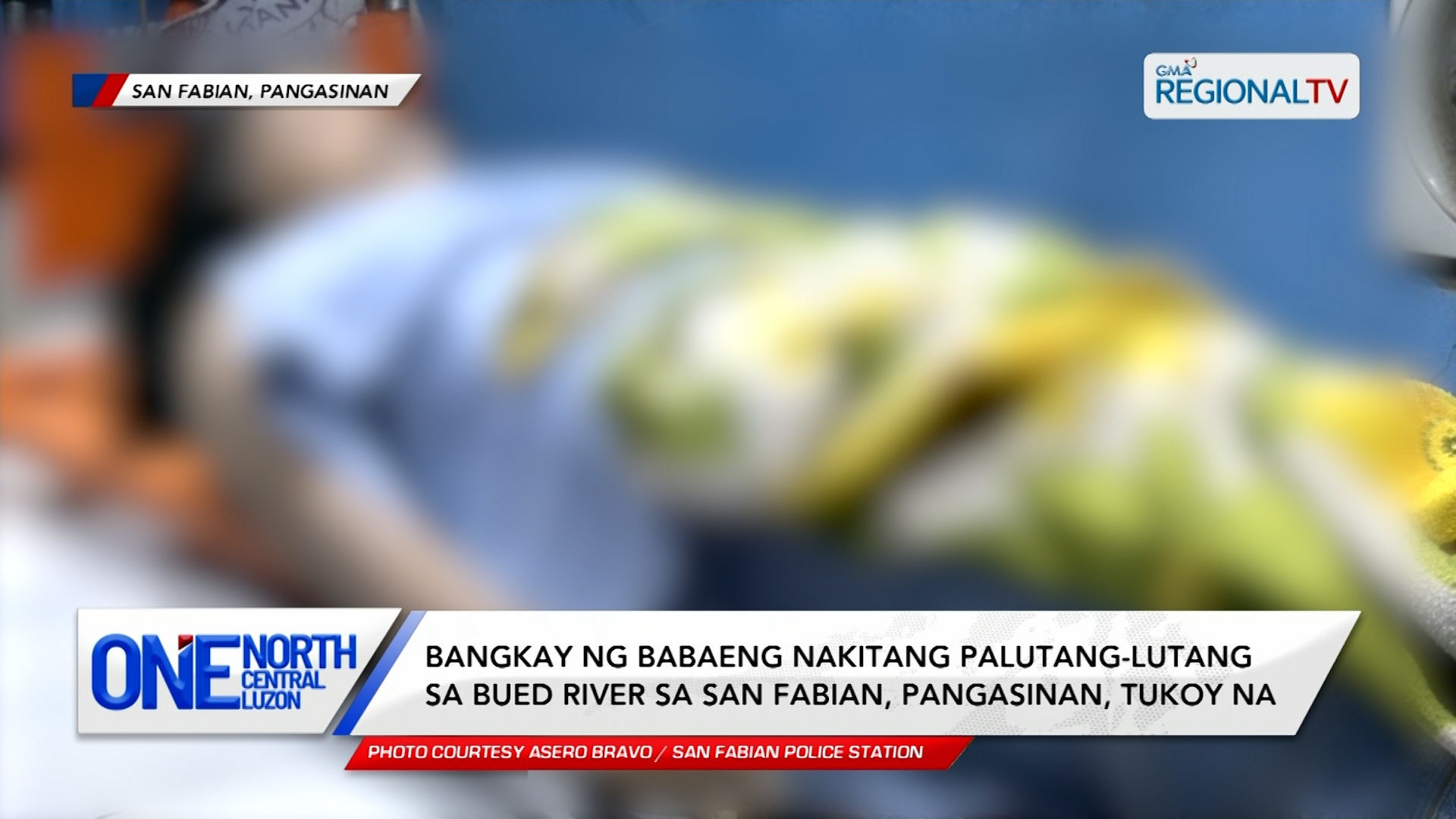 Bangkay ng babaeng nakitang palutang-lutang sa Bued River, tukoy na