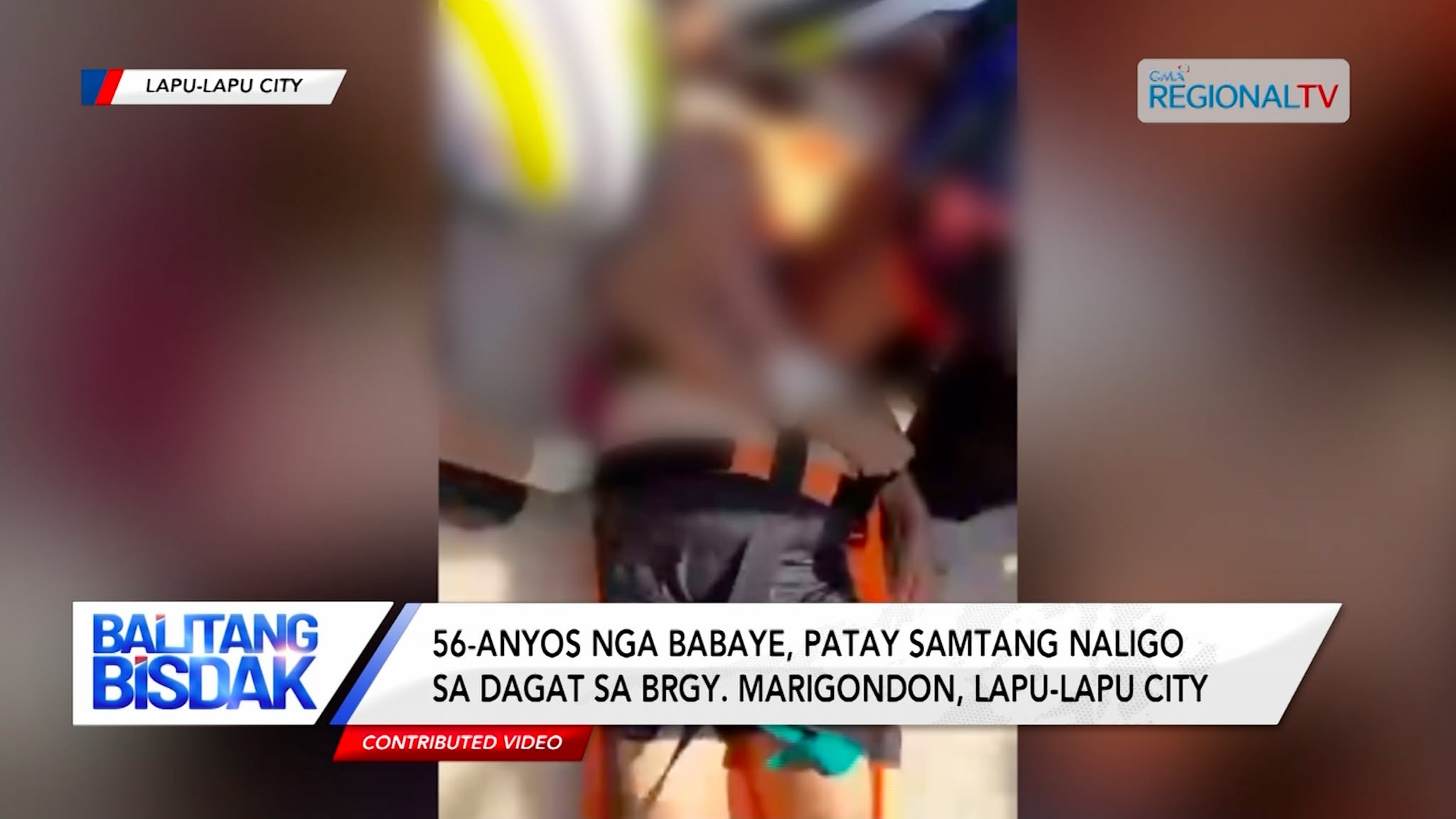 56-anyos nga babaye, patay samtang naligo sa dagat sa Brgy. Marigondon