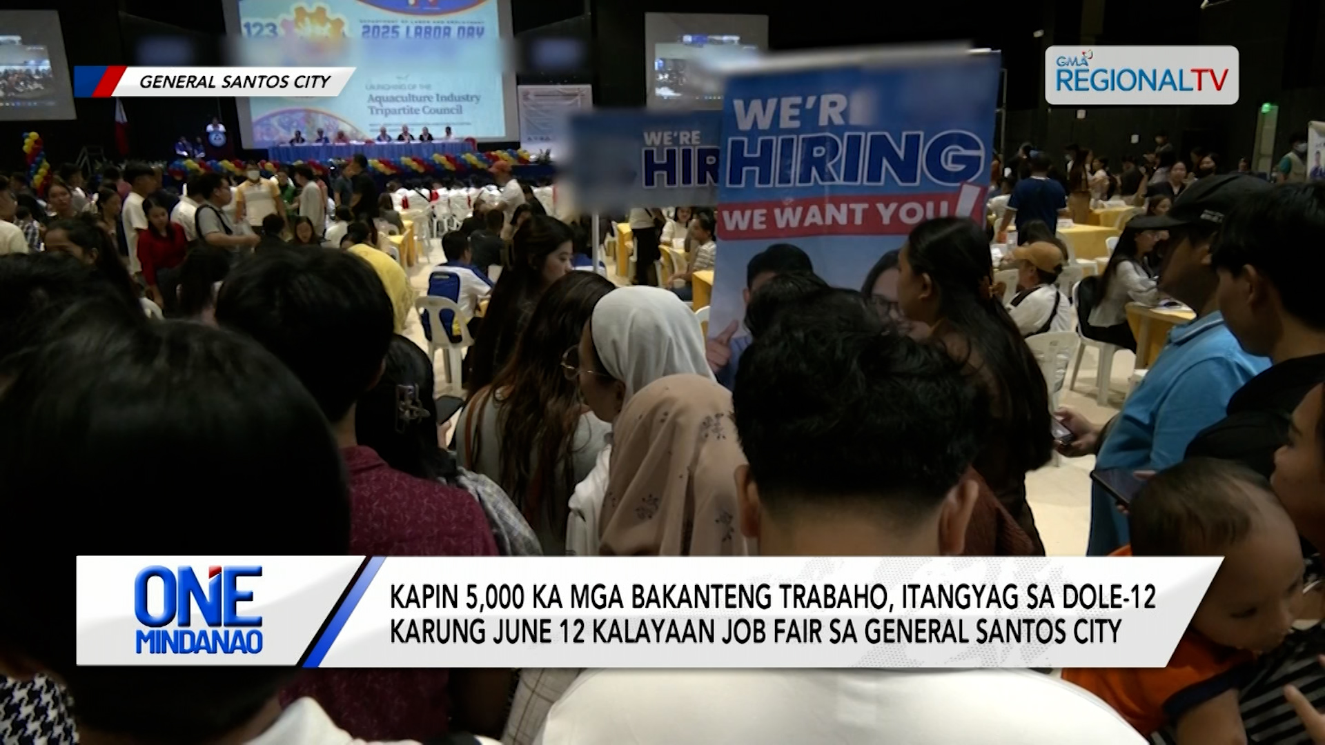 Kapin 5,000 Ka mga bakanteng trabaho, itangyag sa DOLE-12 karung June 12