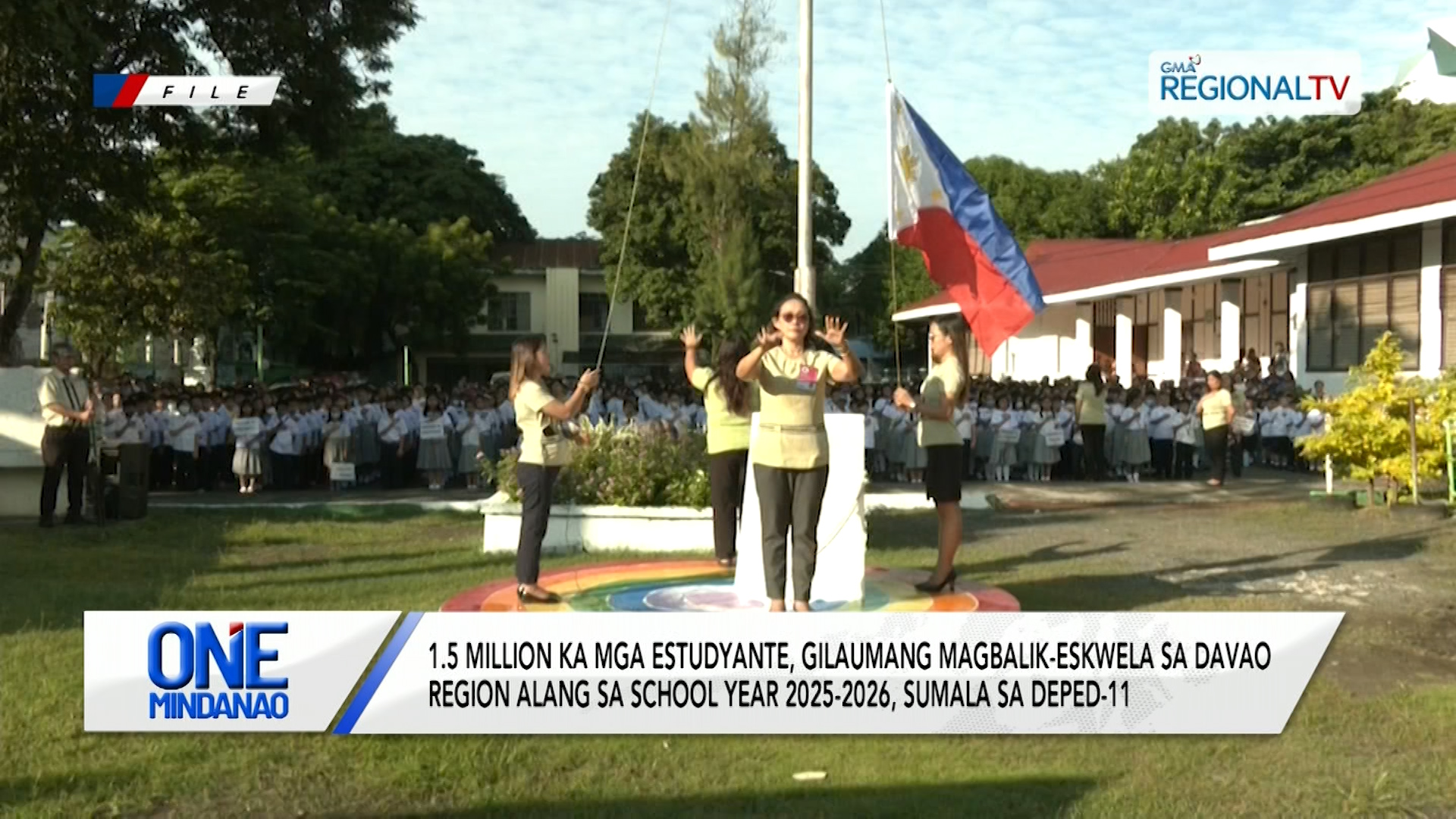 1.5 million ka mga estudyante, gilaumang magbalik-eskwela sa Davao Region