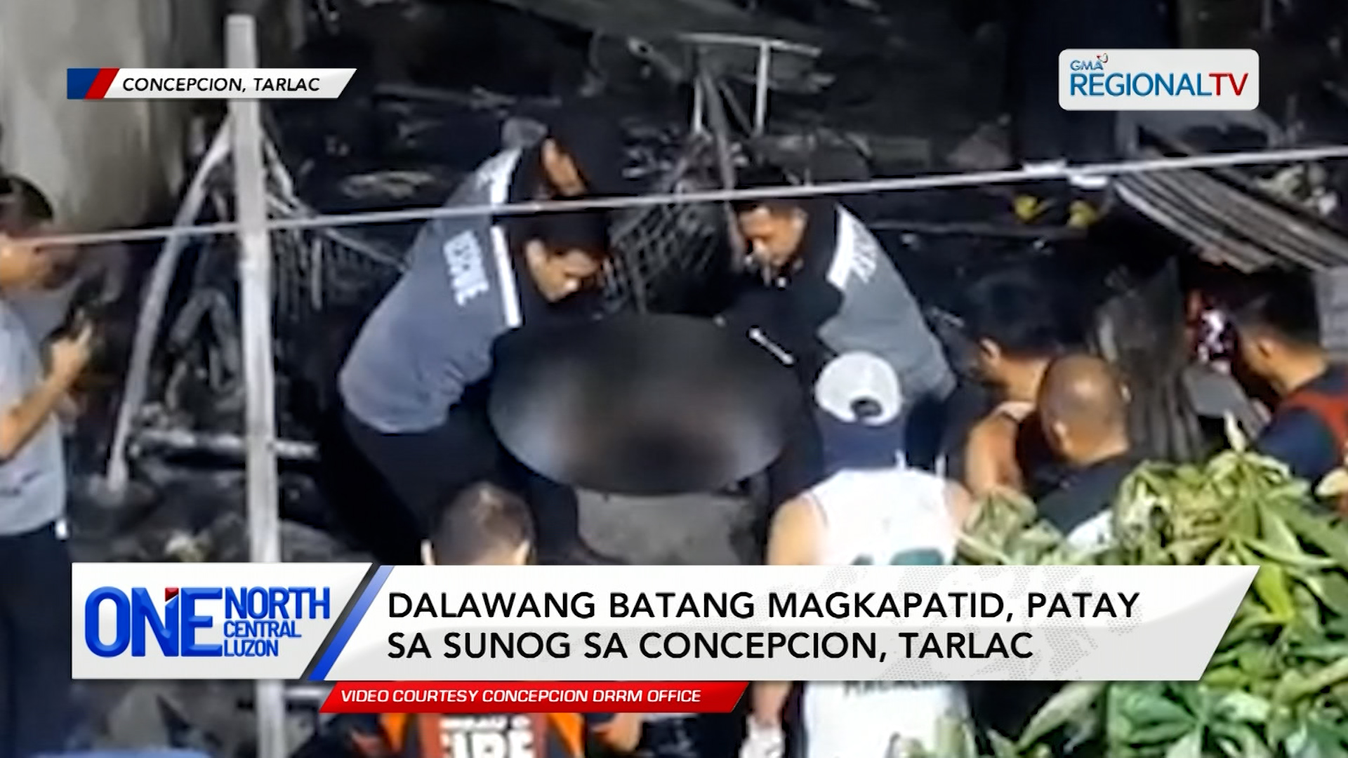 Dalawang batang magkapatid, patay sa sunog sa Concepcion, Tarlac