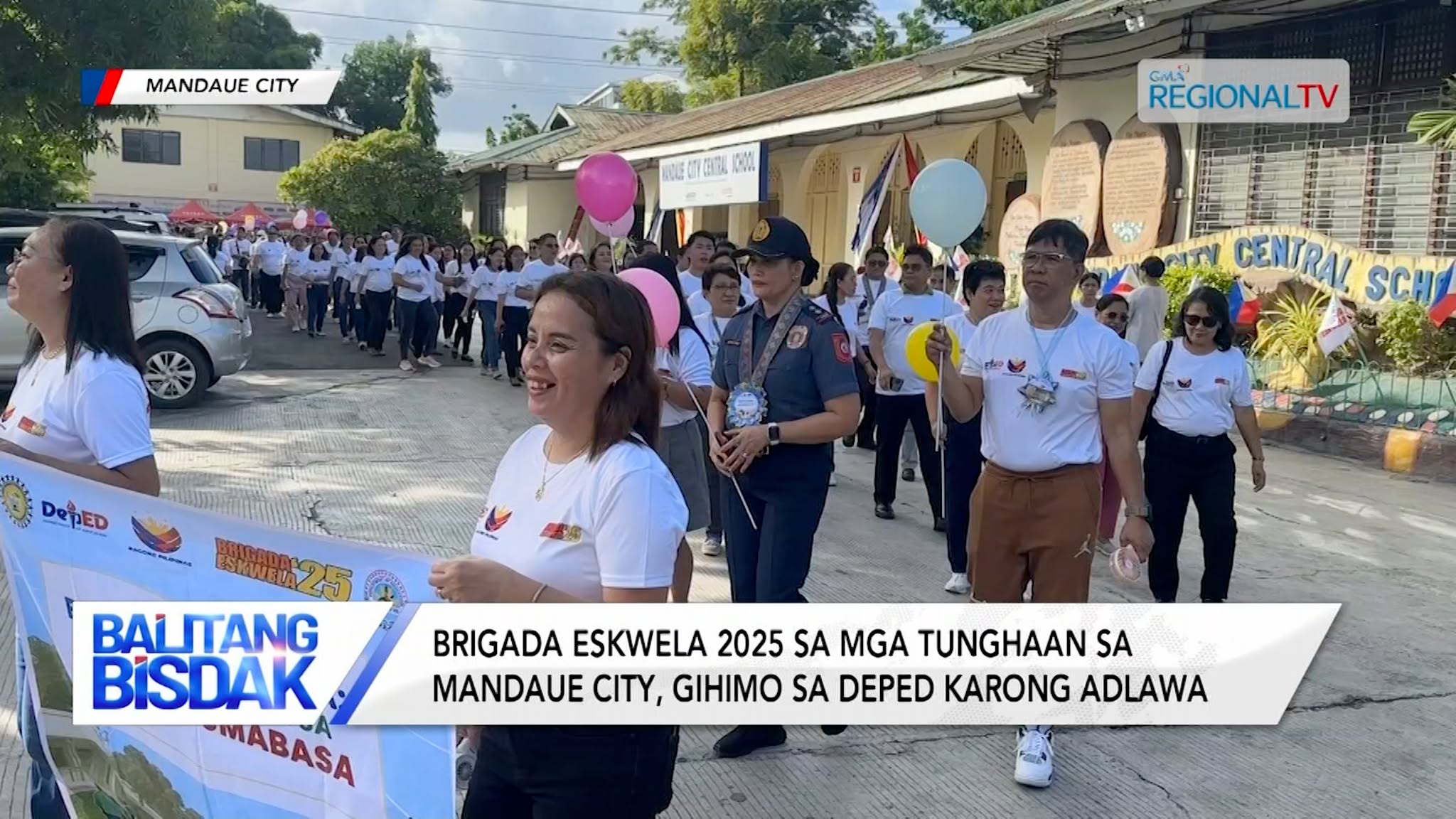 Brigada Eskwela 2025 sa mga tunghaan sa Mandaue City, gilusad sa DepEd