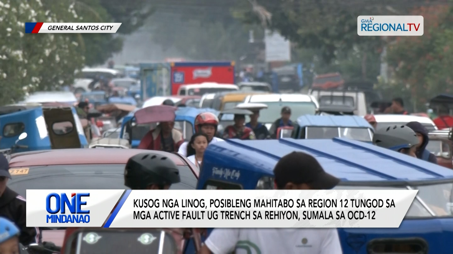 Kusog nga linog, posible tungod sa active fault ug trench sa Region 12