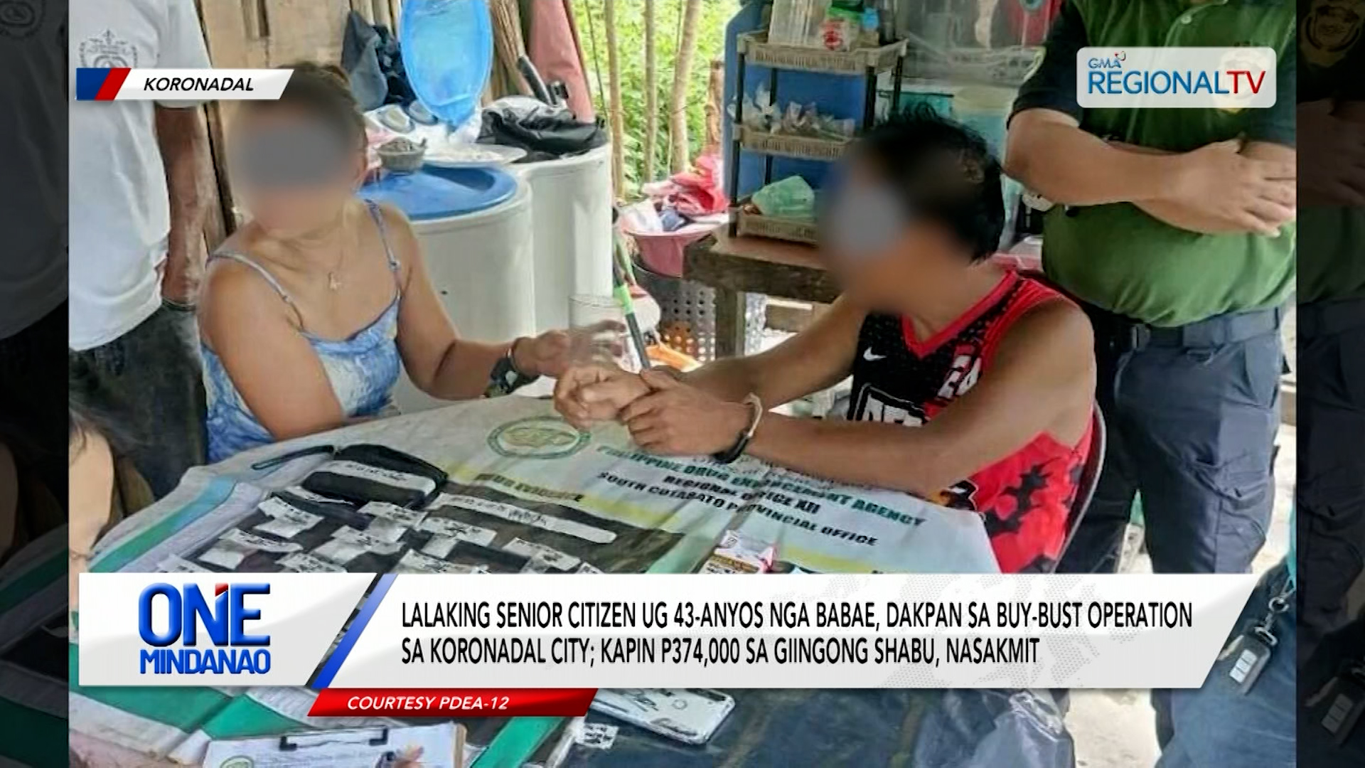 Lalaking senior citizen ug 43-anyos nga babae, dakpan sa buy-bust operation