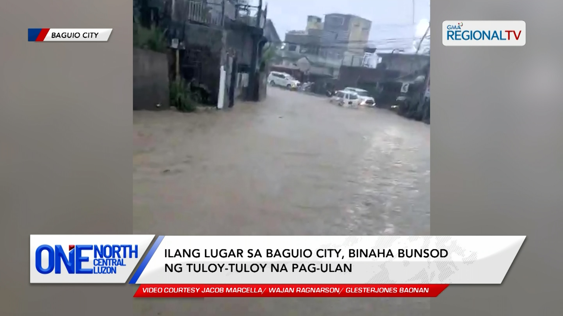 Ilang lugar sa Baguio City, binaha bunsod ng tuloy-tuloy na pag-ulan