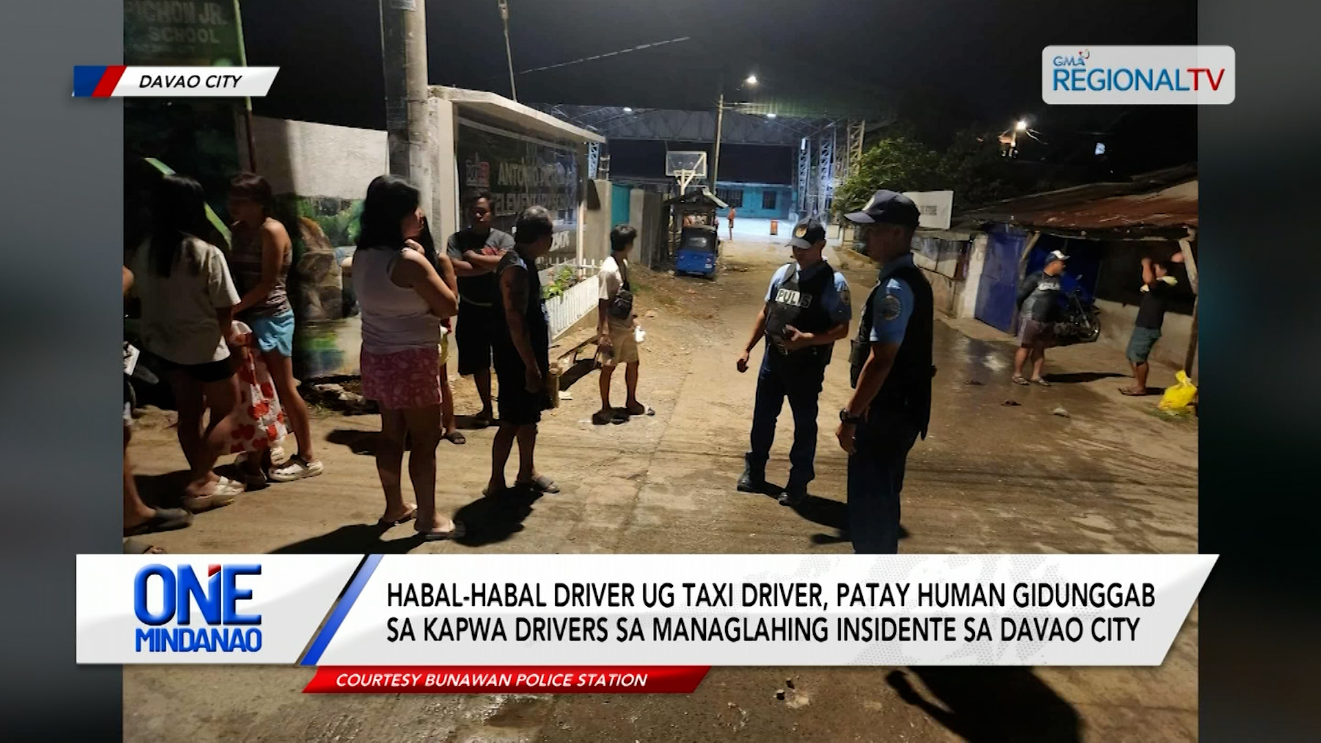 Habal-habal driver ug taxi driver, patay human gidunggab sa Davao City
