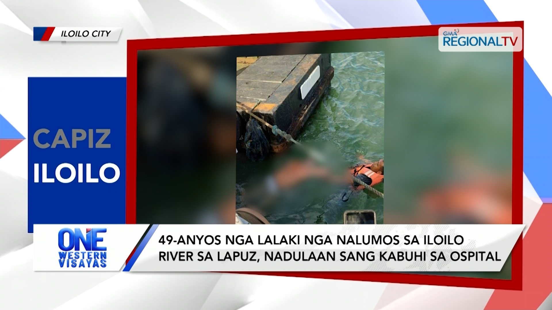 49-anyos nga lalaki nga nalumos sa Iloilo River sa Lapuz, nadulaan sang kabuhi