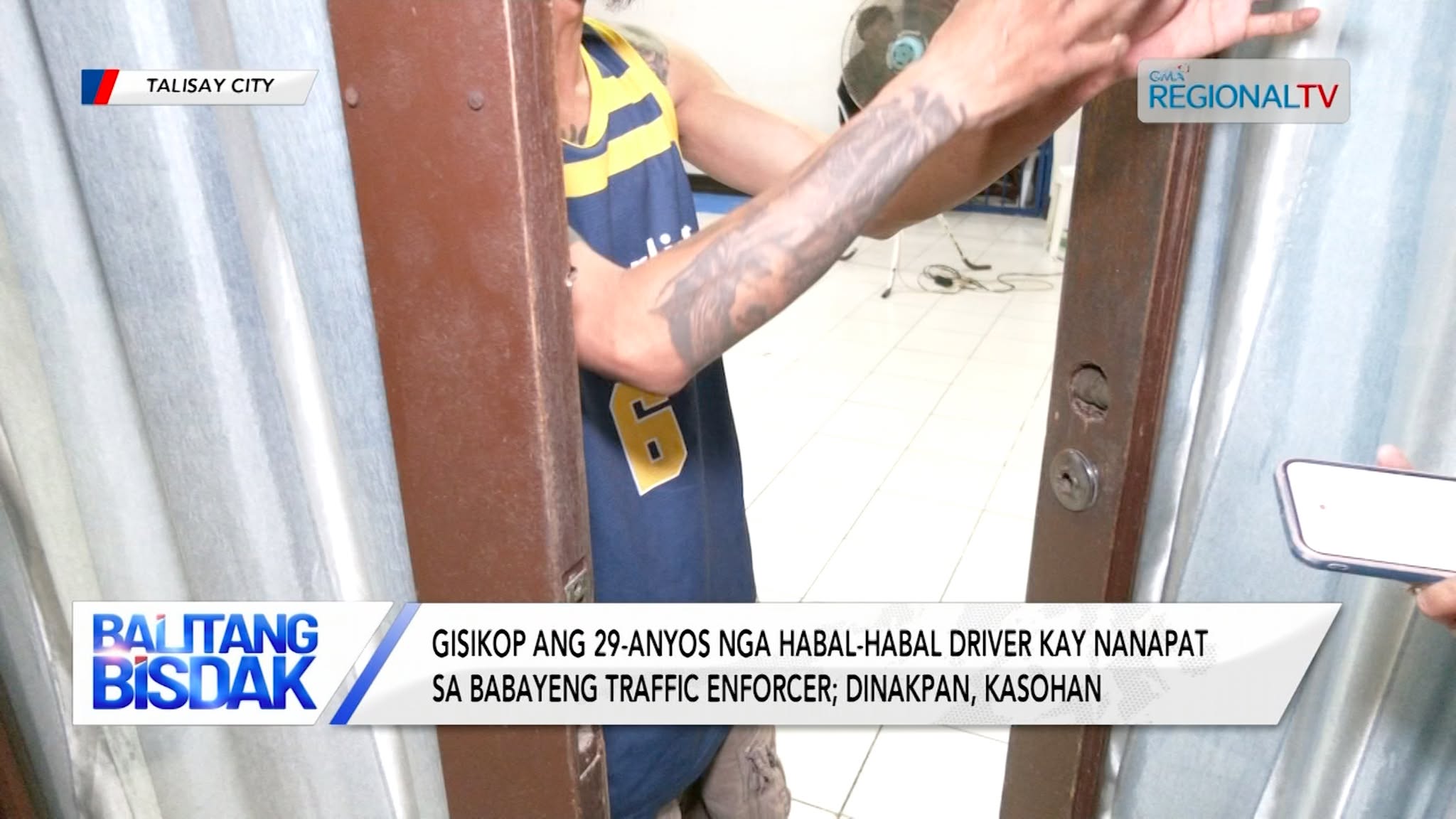 Babayeng traffic enforcer sa Talisay, gidapatan ug gituok sa habal-habal driver