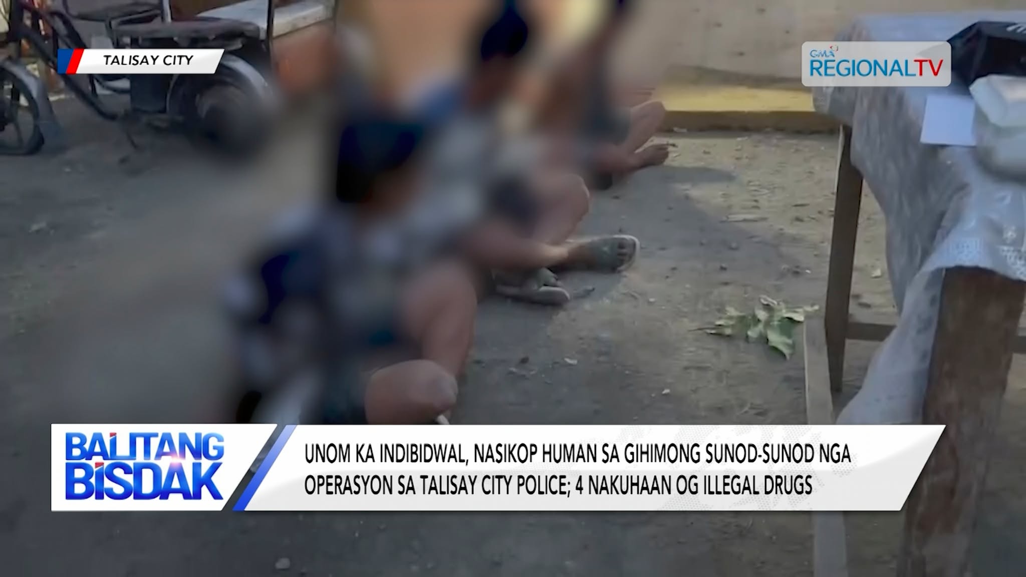 6 ka tawo, nasikop human sa gihimong mga operasyon sa Talisay City Police