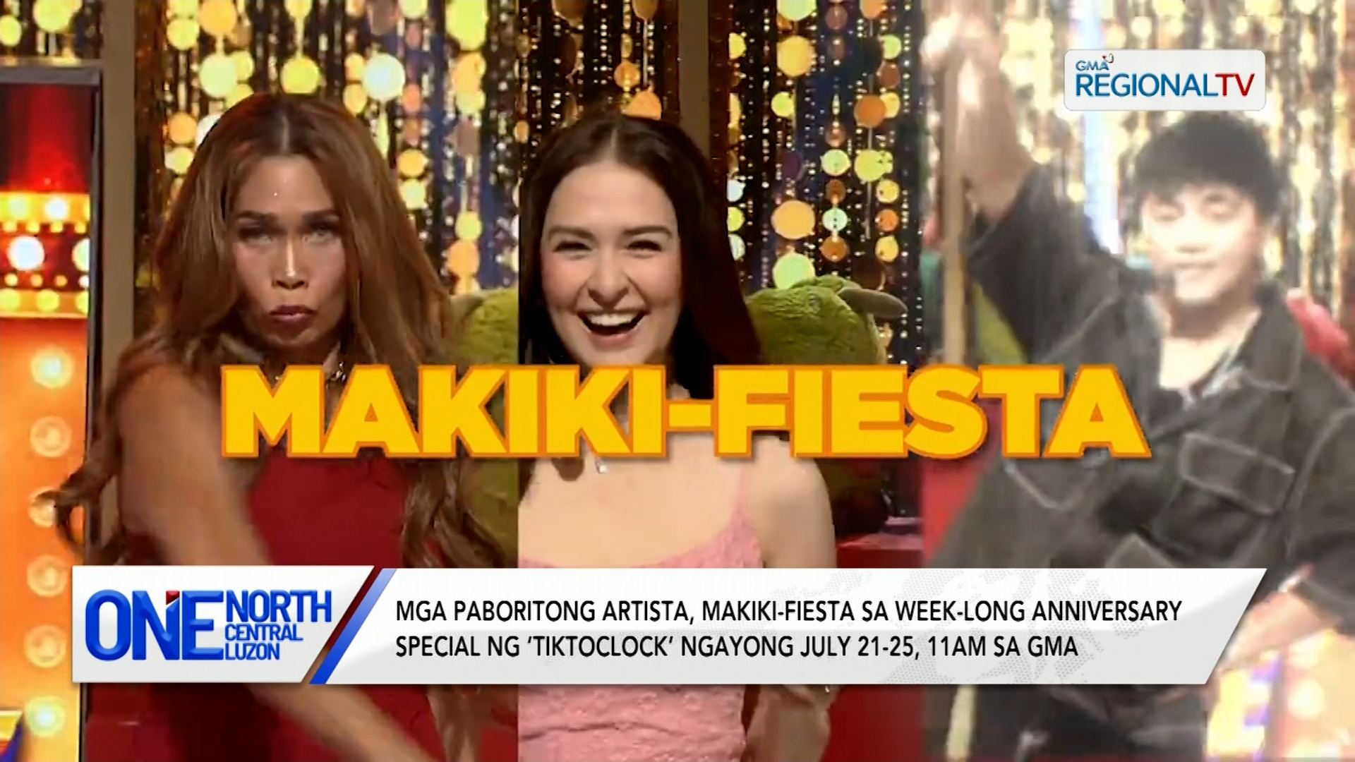 Mga artista, makiki-fiesta sa week-long anniversary ng ‘Tiktoclock’ | One North Central Luzon
