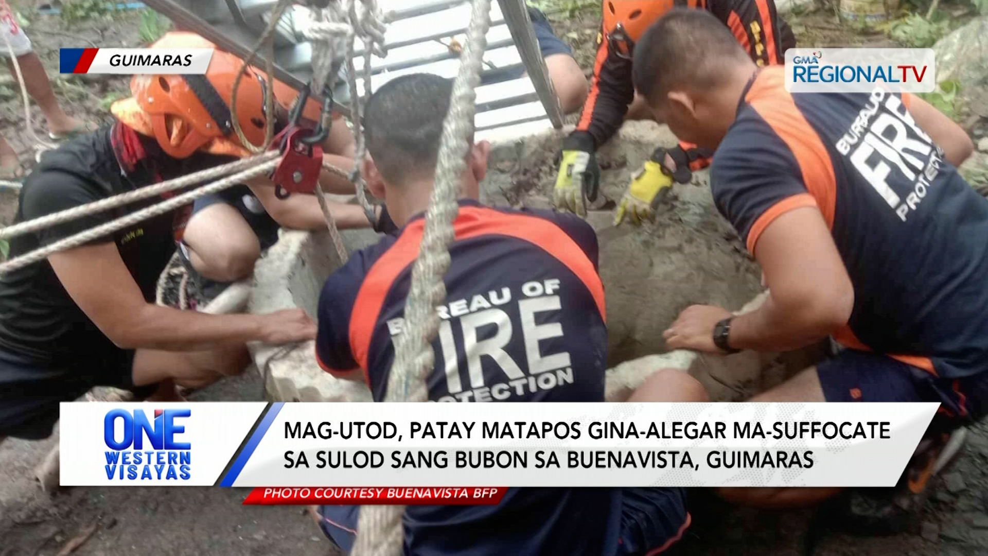 Mag-utod, gina-alegar na-suffocate sa sulod sang bubon sa Buenavista, Guimaras | One Western Visayas