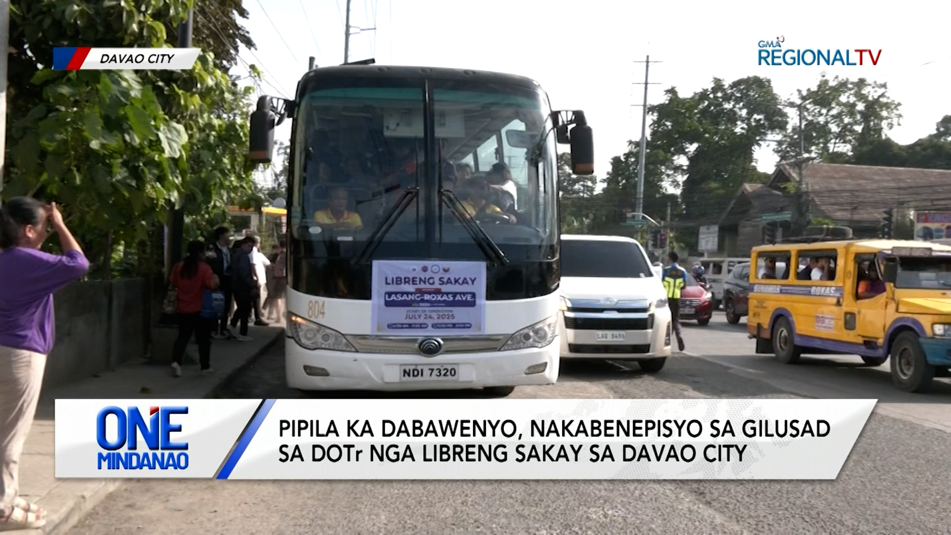 DOTr, naglusad og libreng sakay sa Davao city | One Mindanao