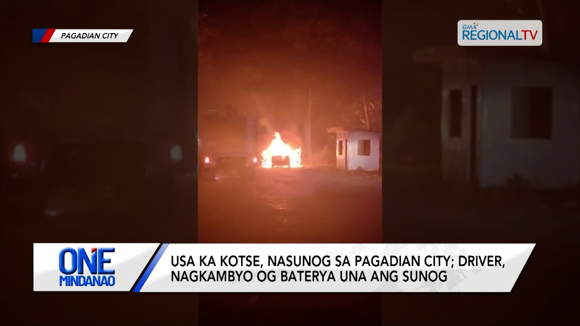 Usa ka kotse, nasunog sa Pagadian City | One Mindanao