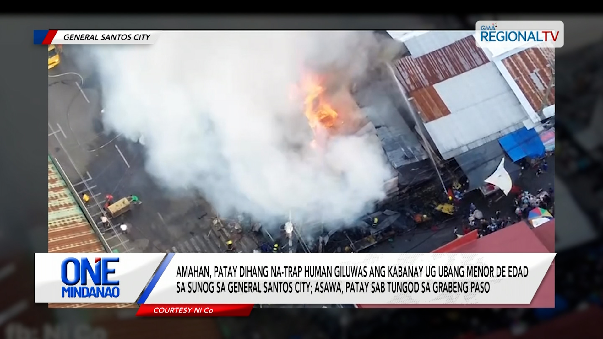 Amahan, patay human na-trap ug asawa, patay sab sa grabeng paso sa sunog | One Mindanao