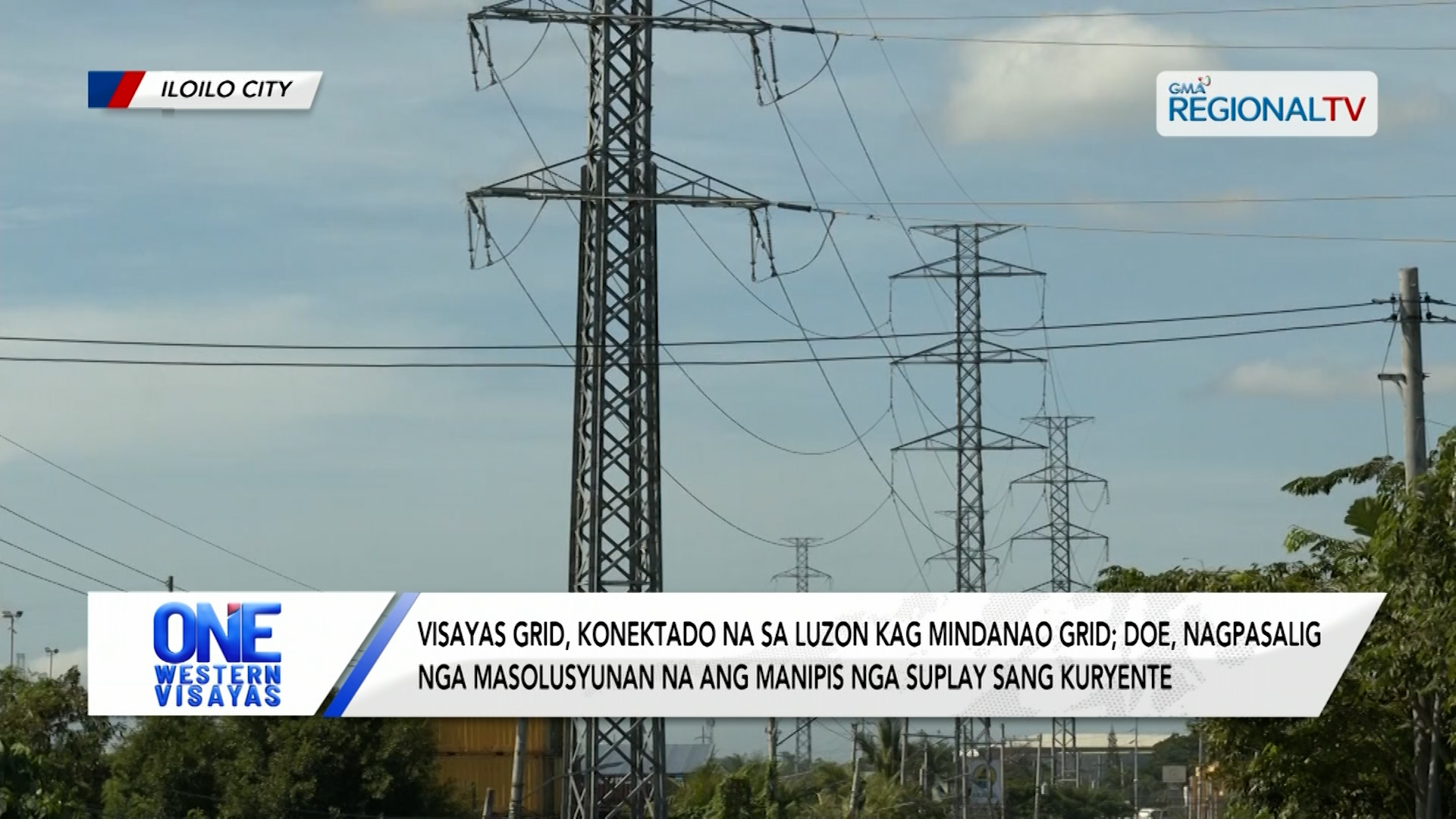 DOE, nagpasalig solusyunan na ang manipis nga suplay sang kuryente sa Visayas | One Western Visayas
